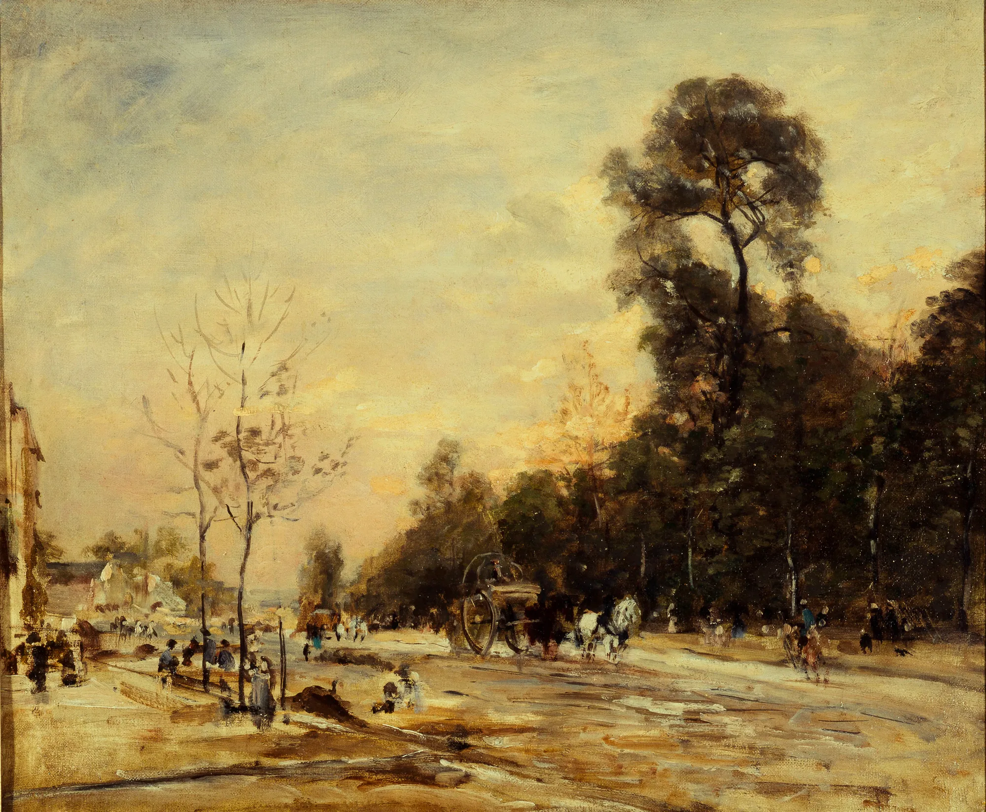La Route de la Révolte, le soir