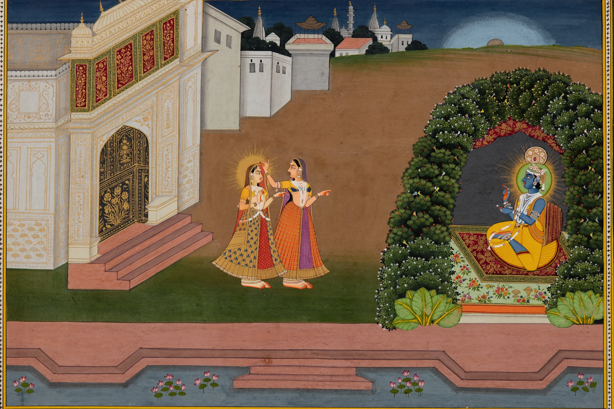 Radha’s Confidante Brings Her to Krishna