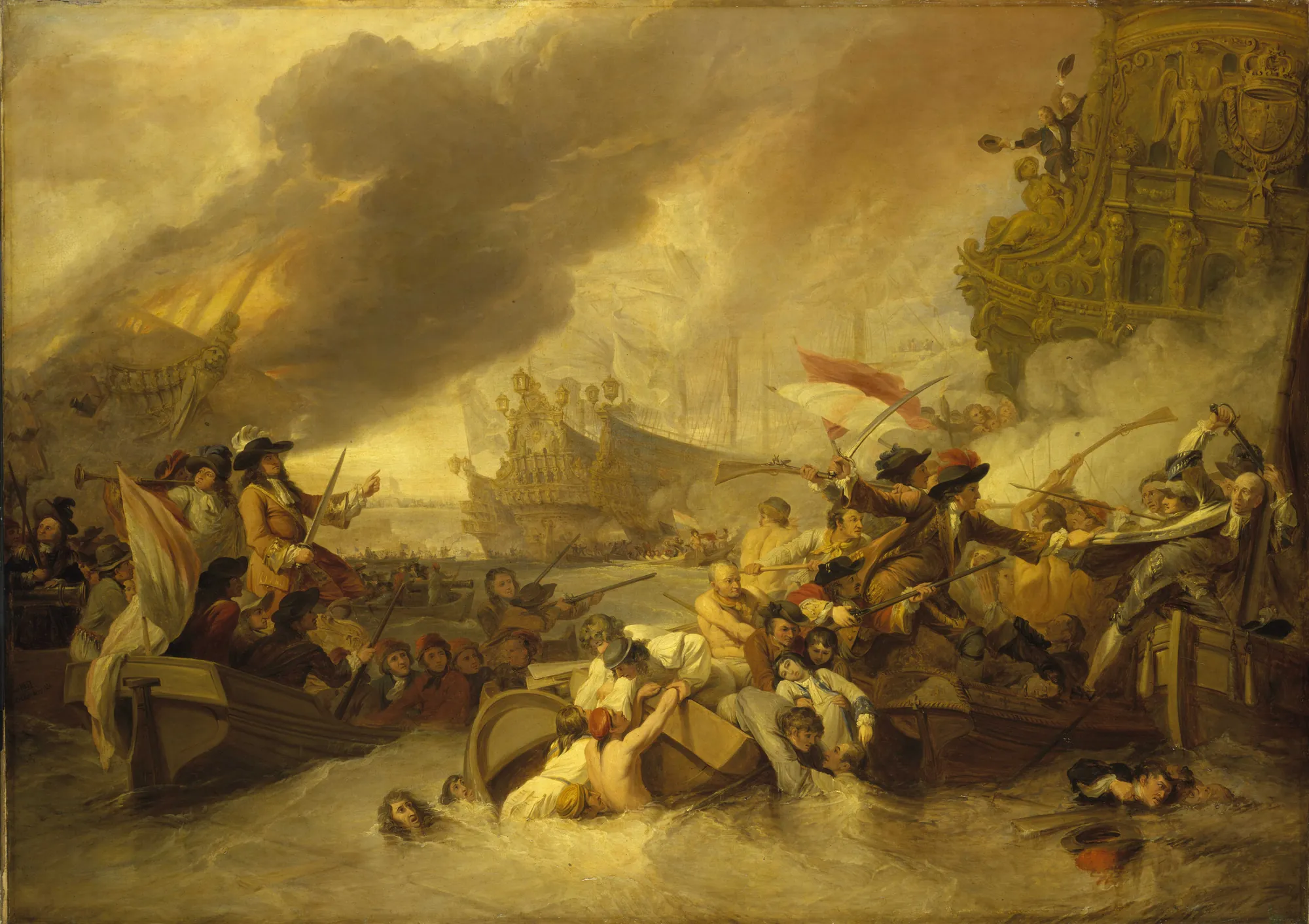 The Battle of La Hogue