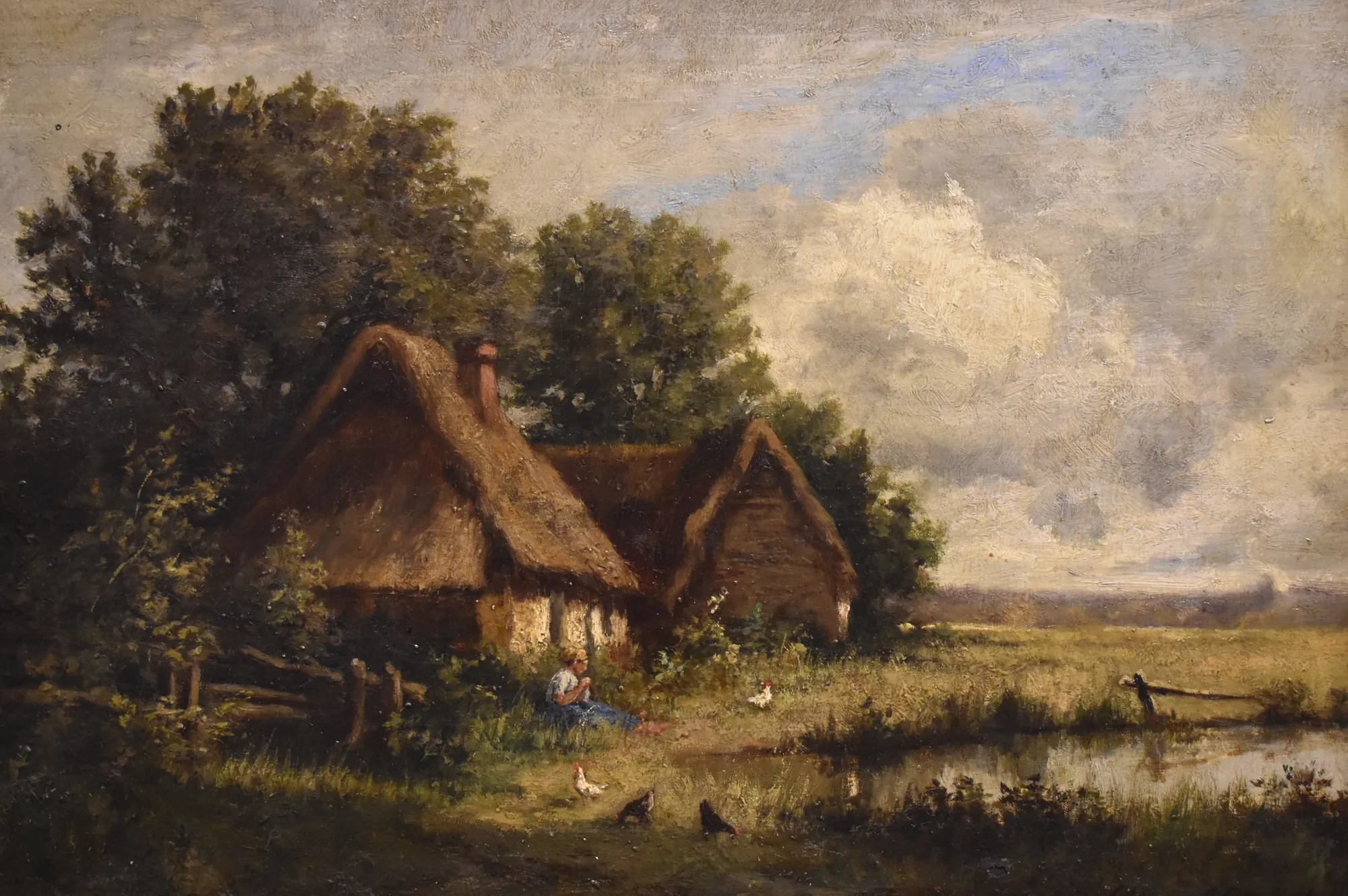 A Thatched Cottage (Une chaumière)