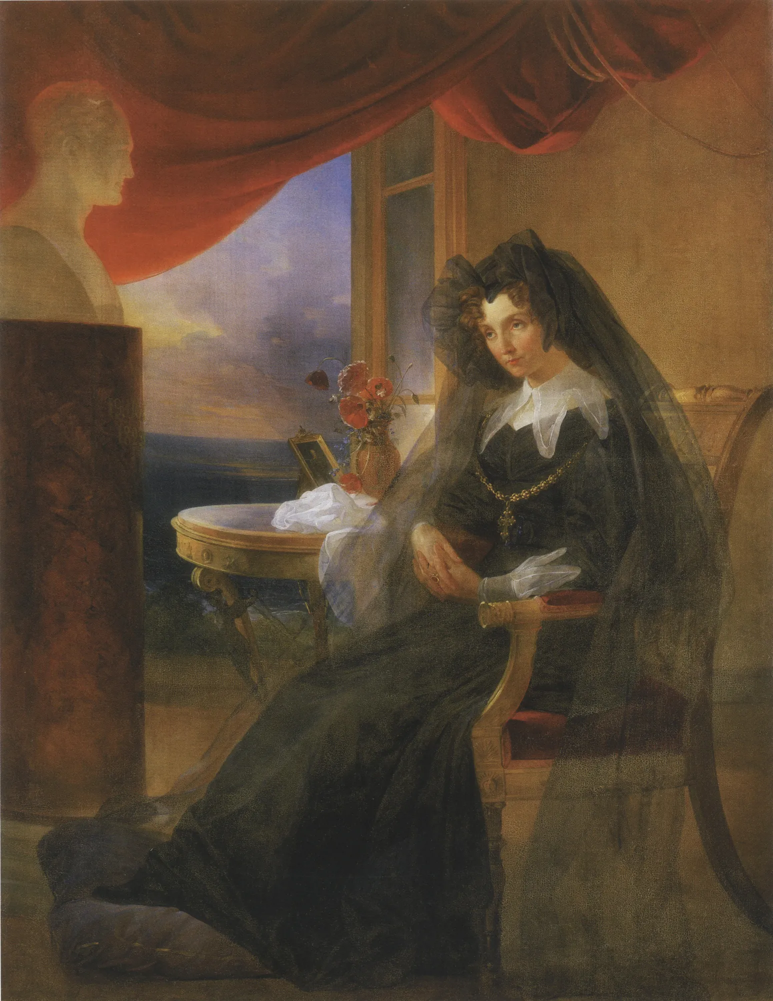 Portrait of Empress Dowager Elizabeth Alexeevna