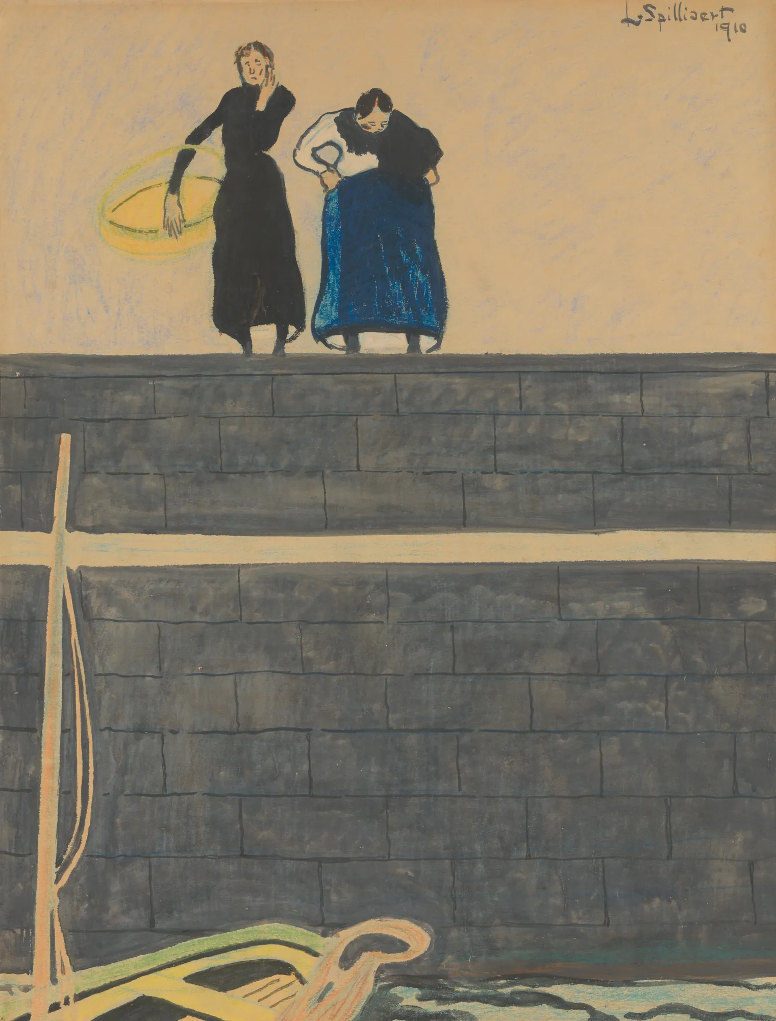 Fisherwomen on the Quay
