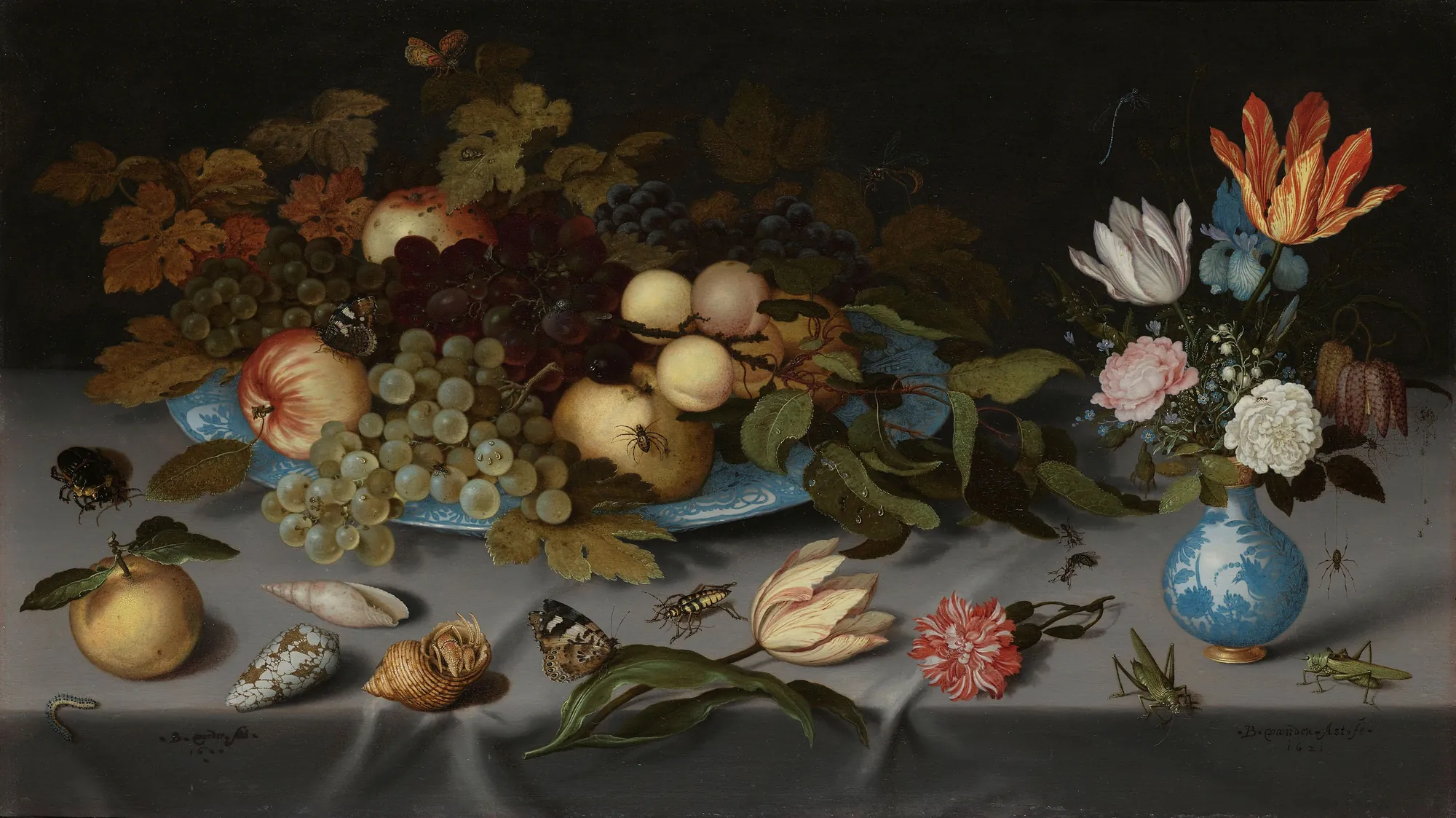 Still Life with Fruits and Flowers