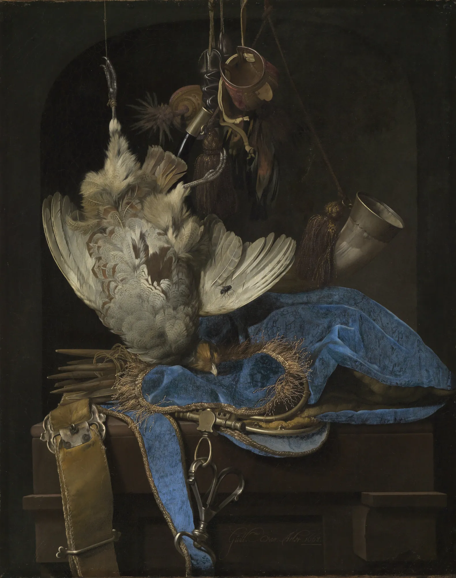 Still Life with Hunting Equipment and Dead Birds