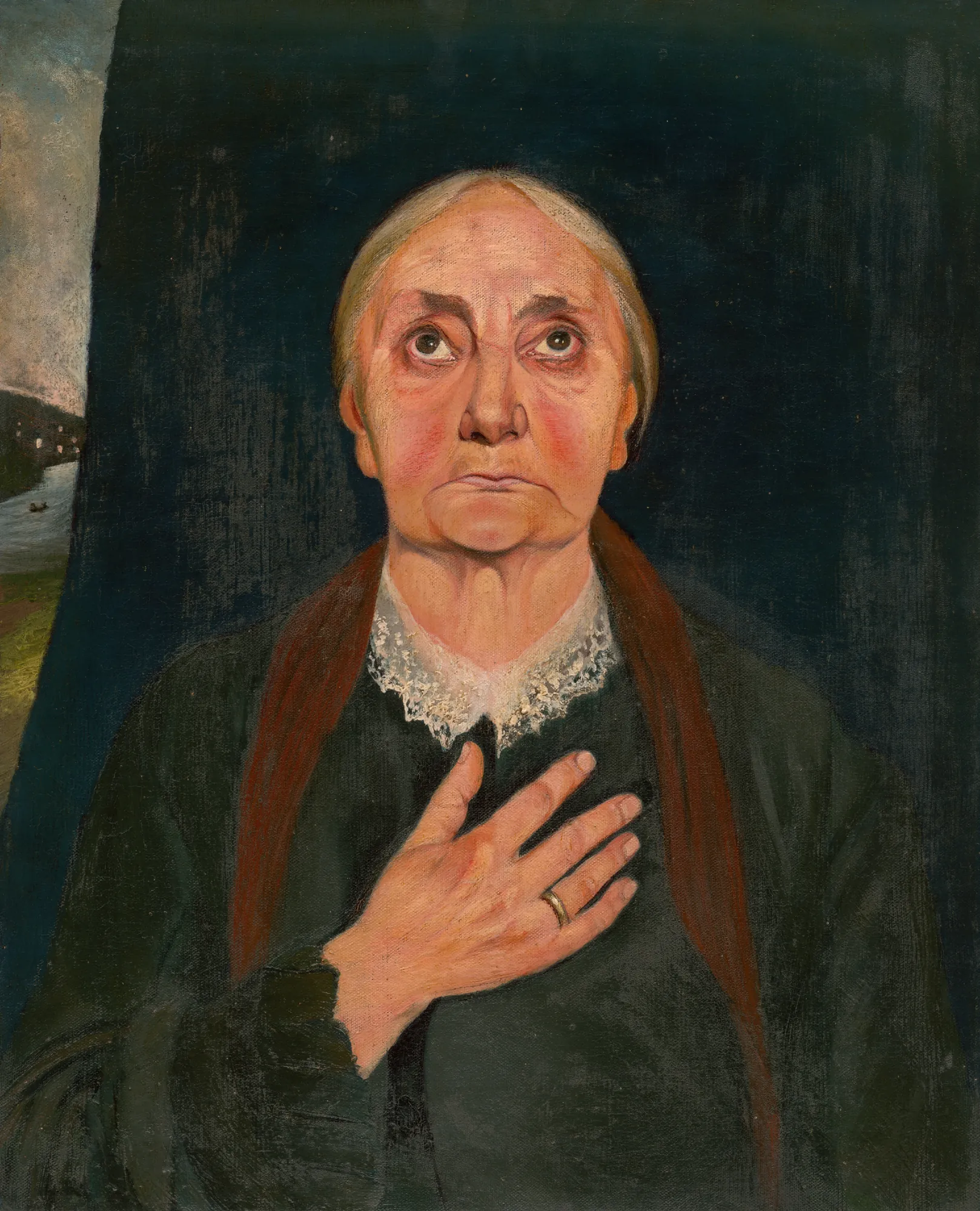 Praying Old Lady
