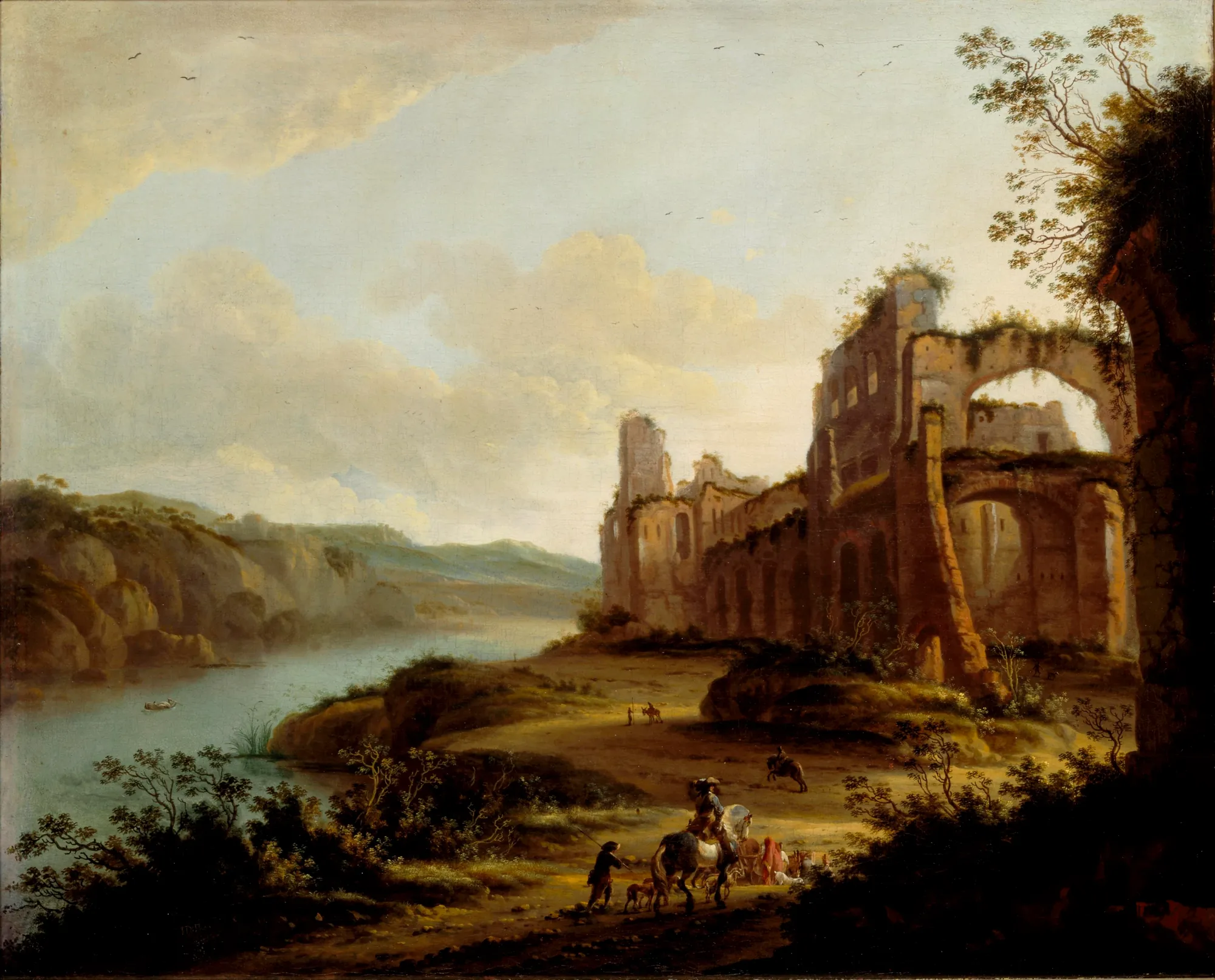 Landscape with Classical Ruins
