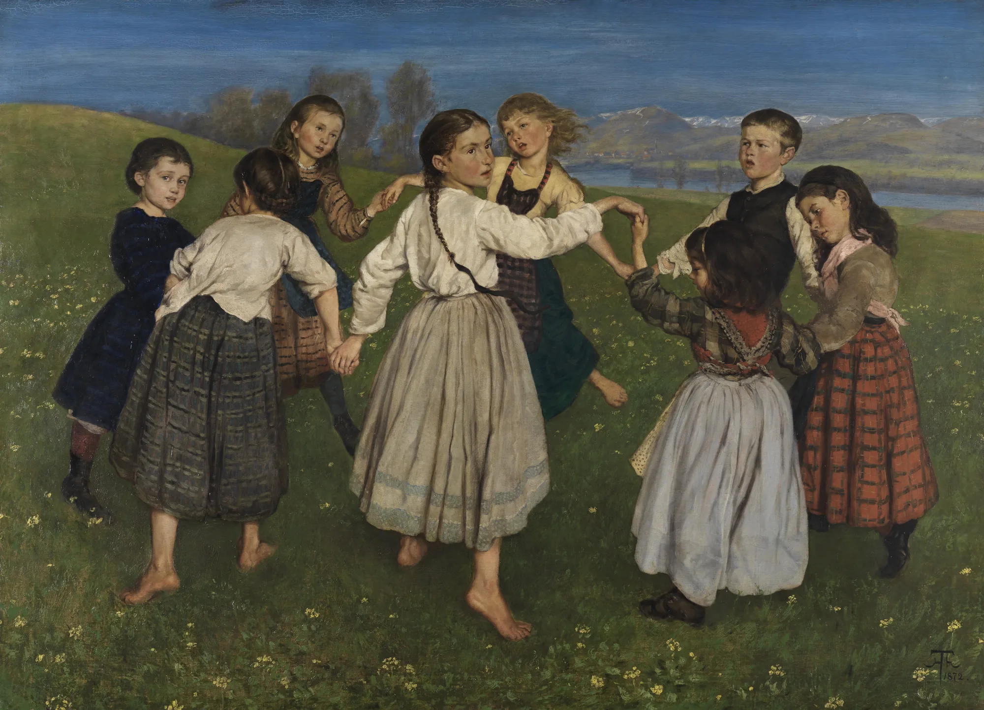 Children Dancing in a Ring