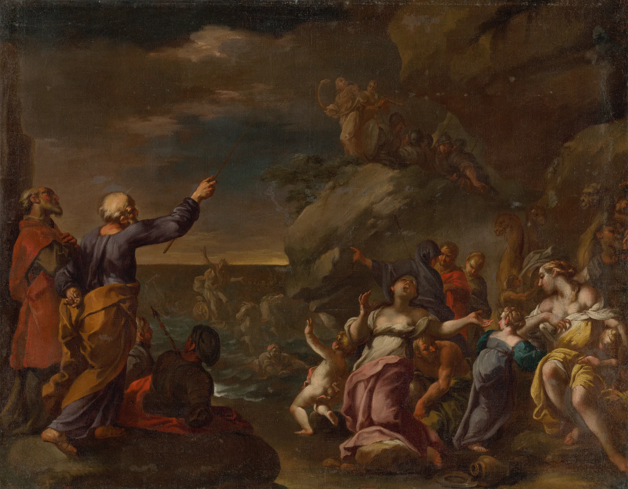 The Israelites Cross the Red Sea