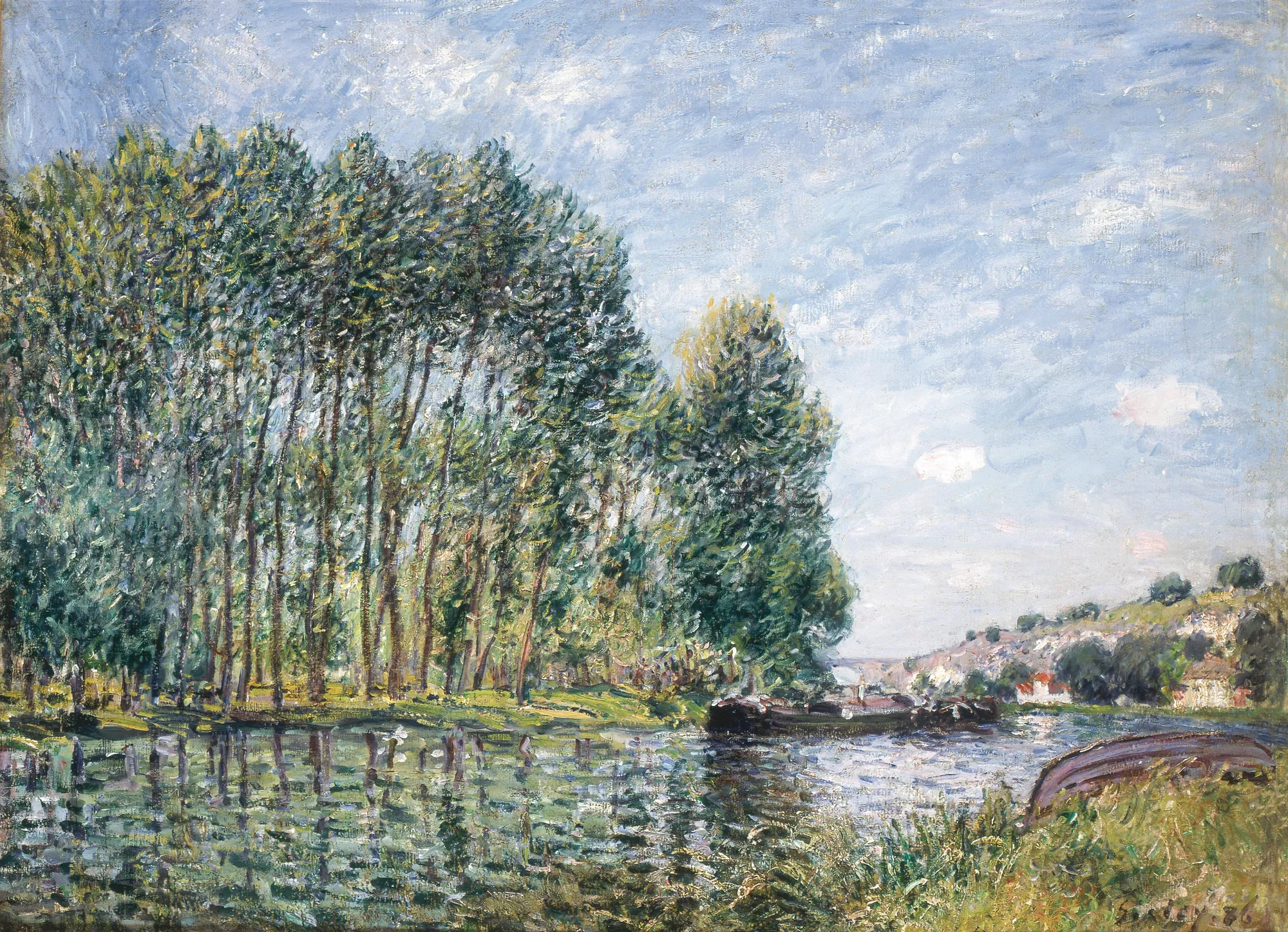 Tournant du Loing à Moret