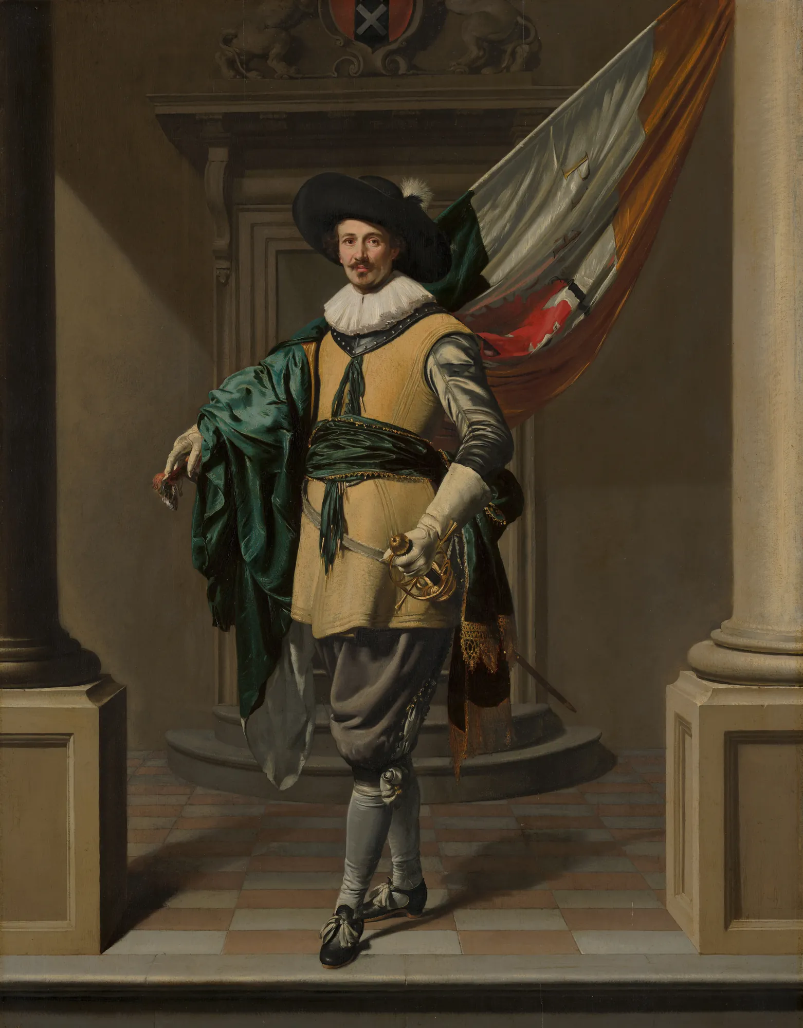 Portrait of Loef Vredericx as an Ensign