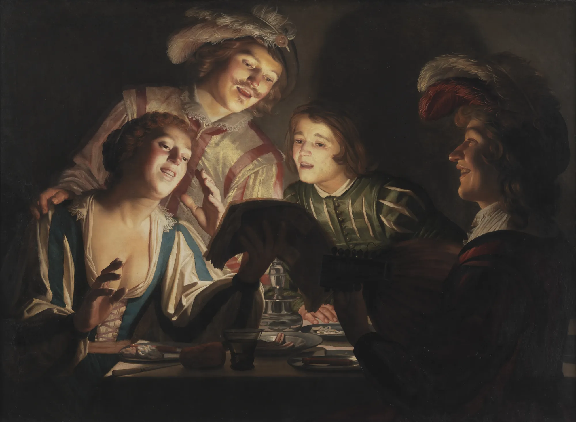 Musical Group by Candlelight