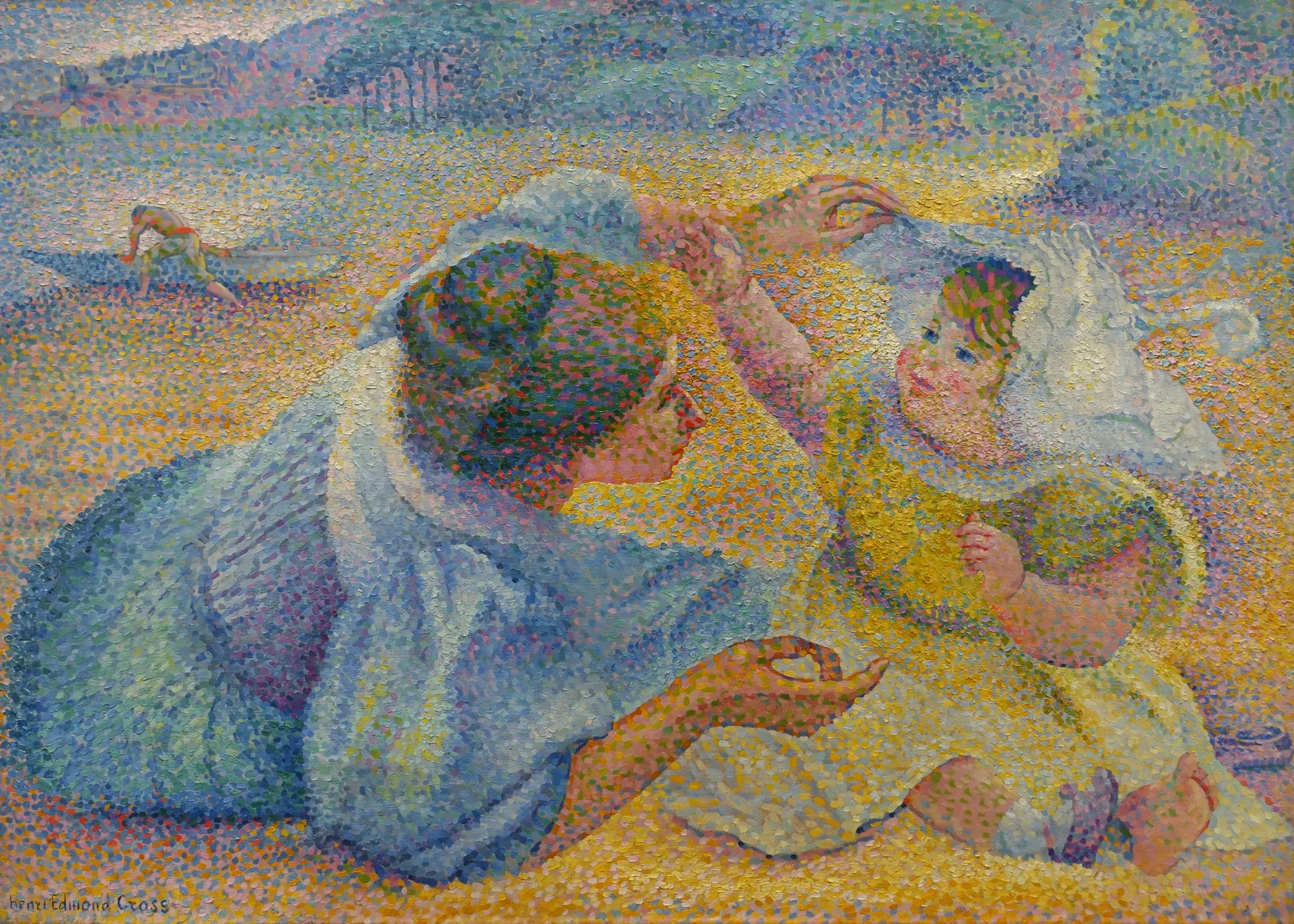 Mère jouant avec son enfant