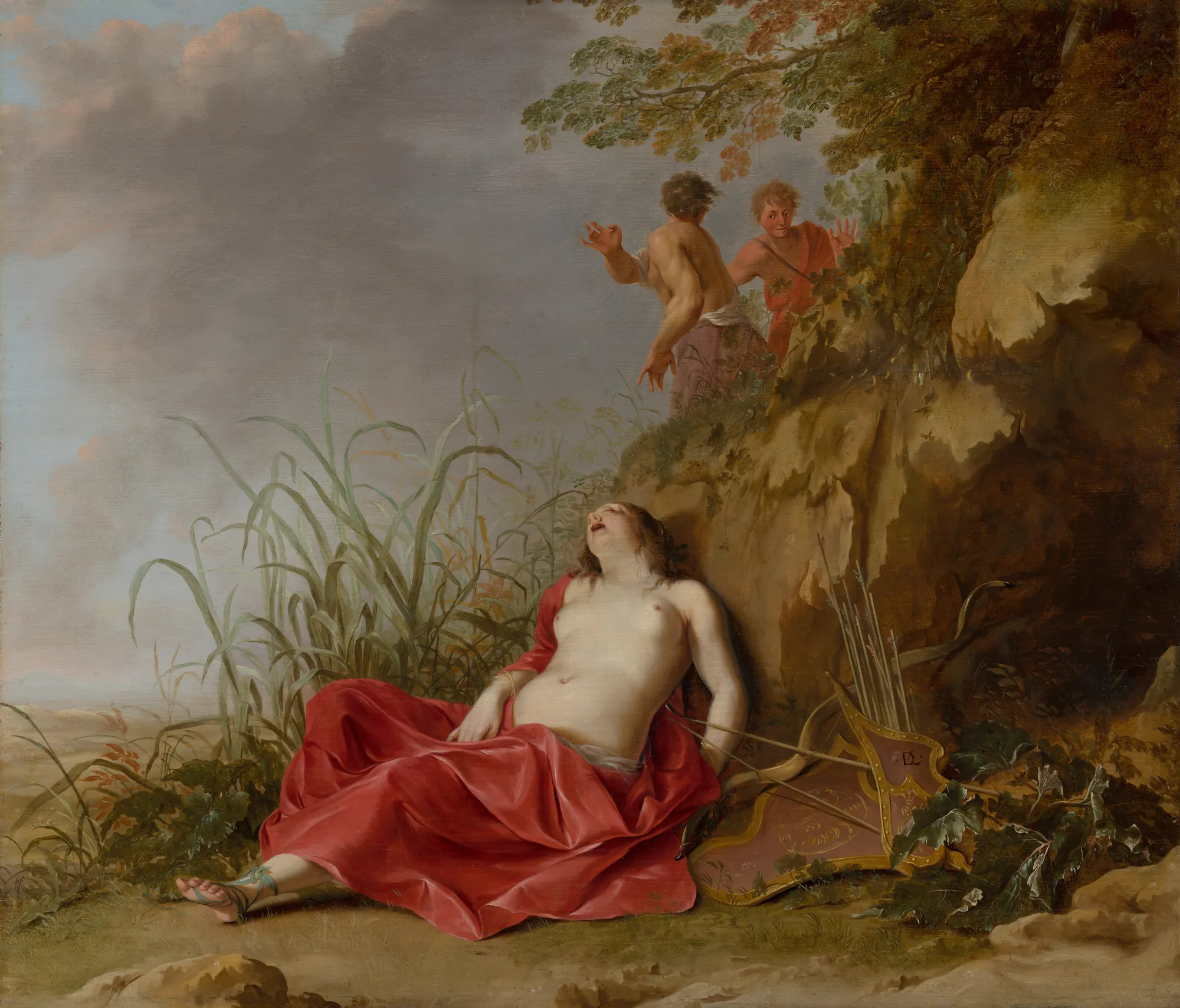 A Hunting Nymph, Asleep