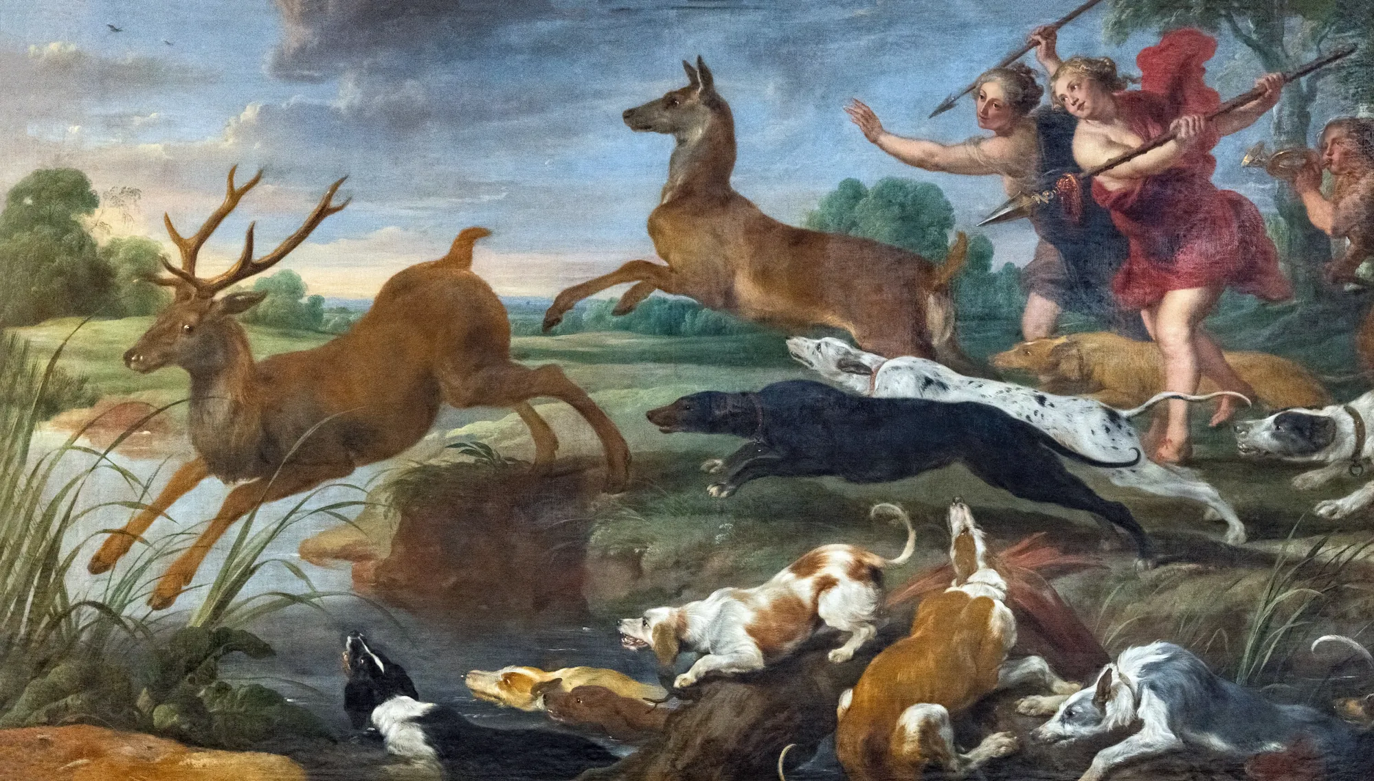 Deer Hunt by Amazons