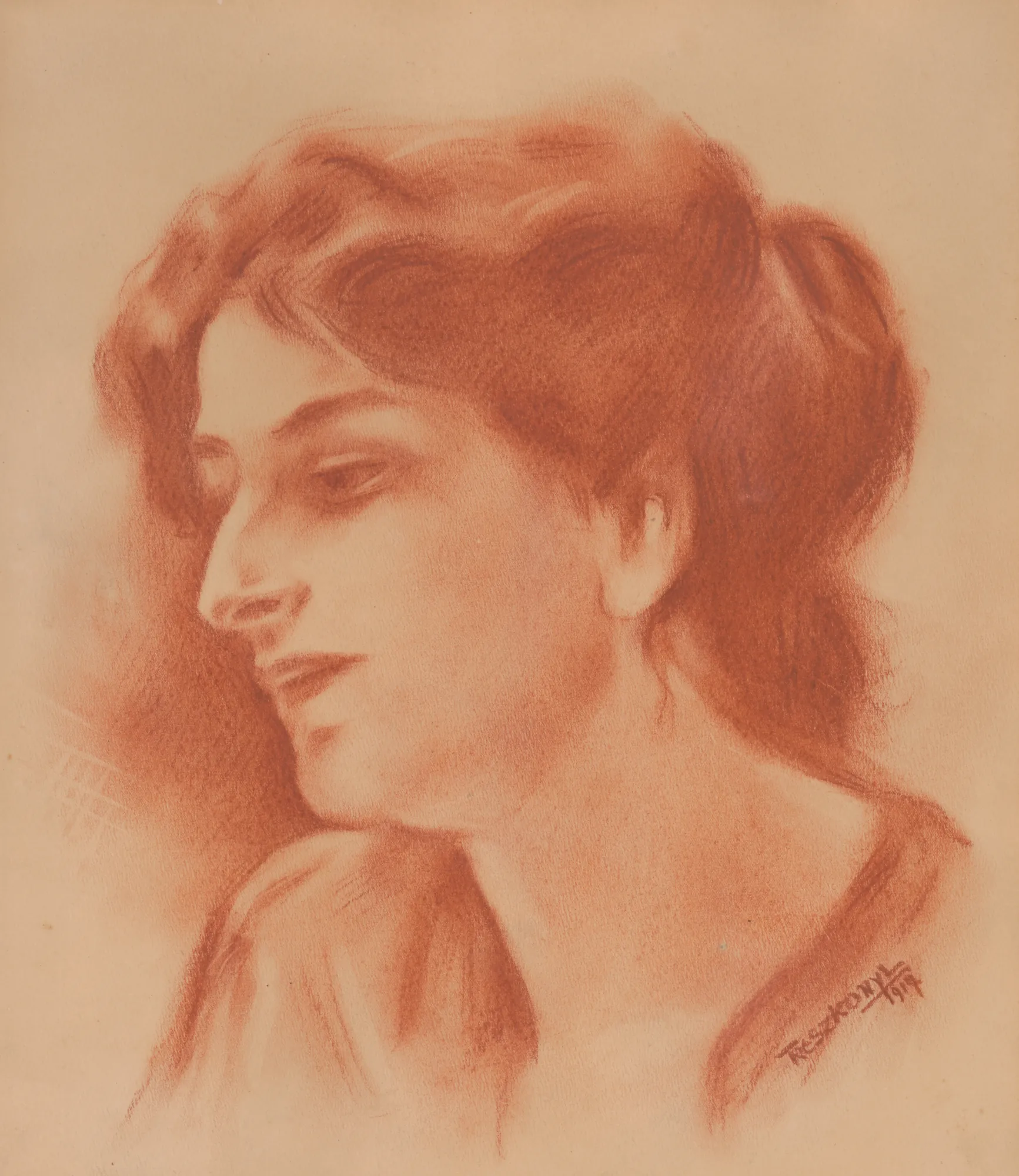 Study of a Woman's Head (Štúdia ženskej hlavy)