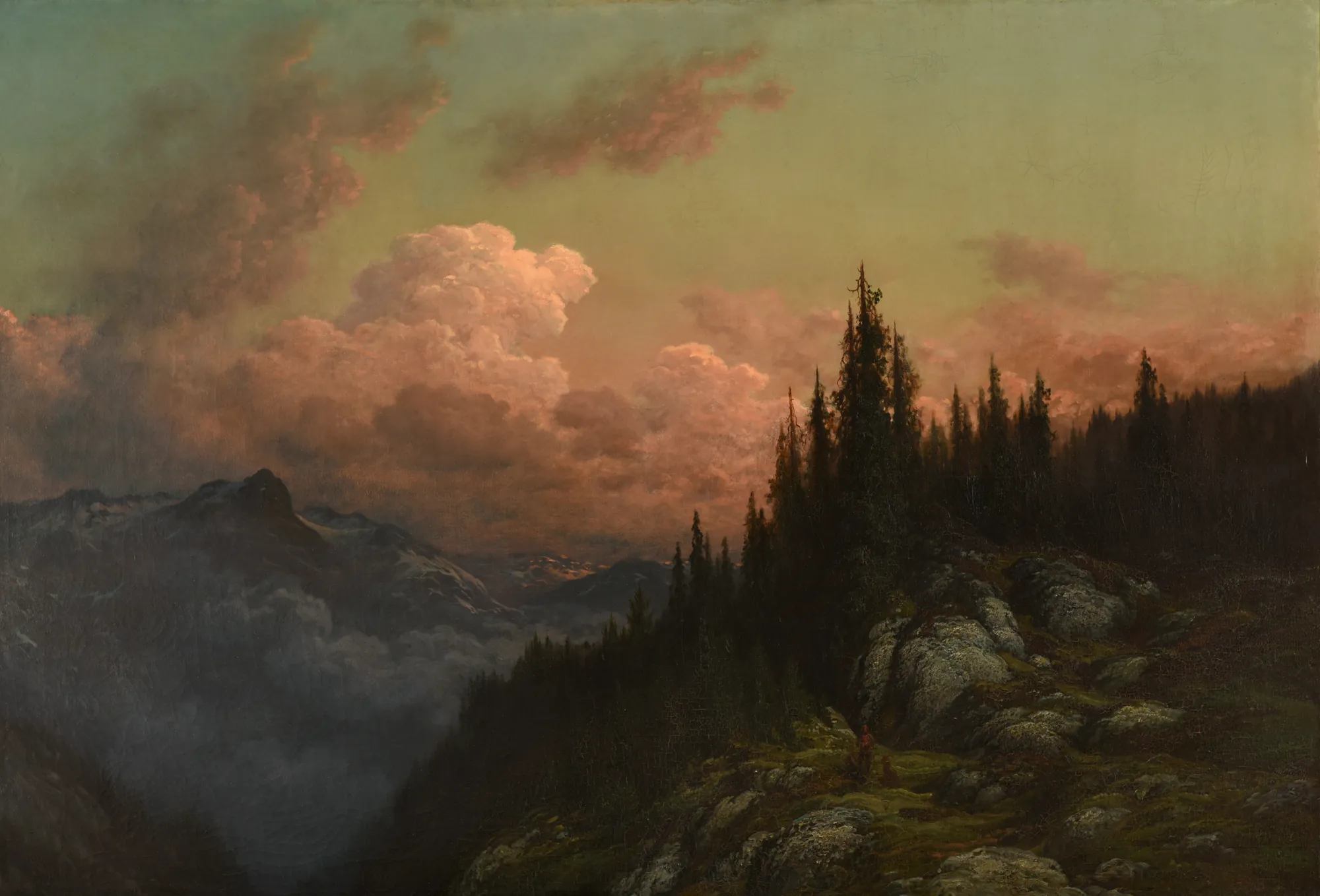 L’aube: Souvenir des Alpes