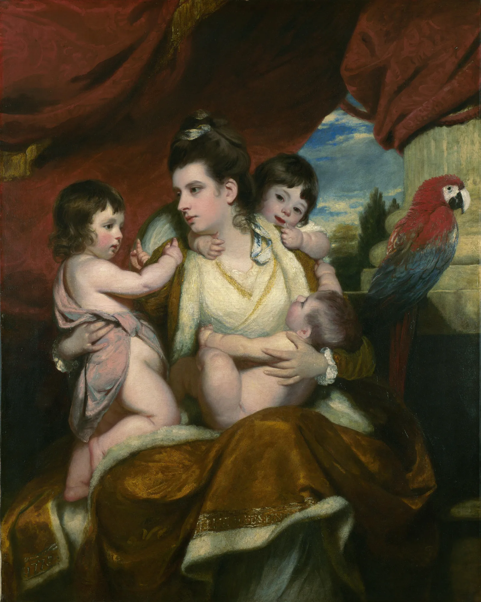 Lady Cockburn and Her Three Eldest Sons