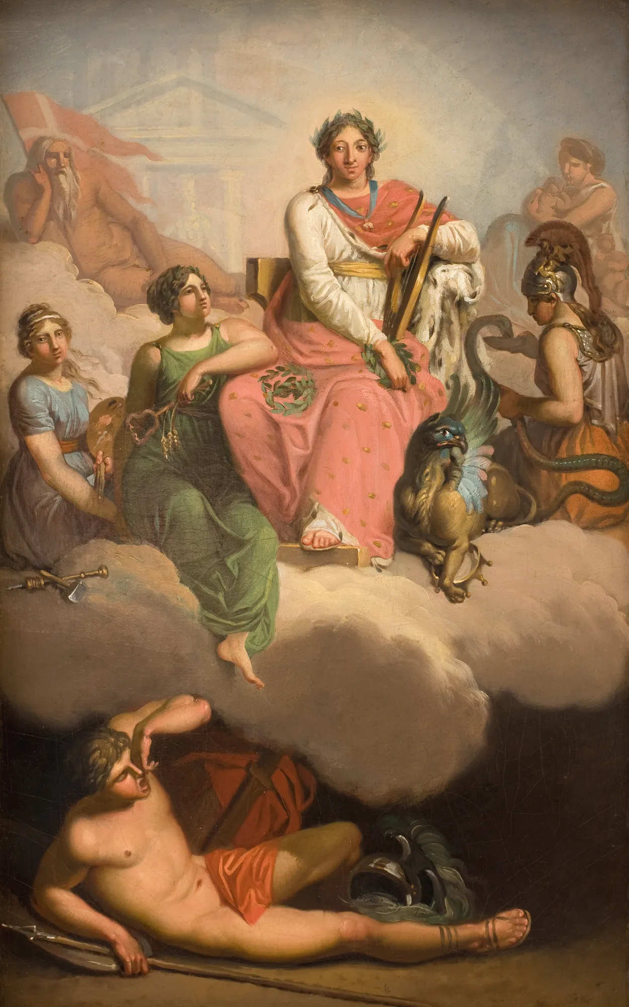 Frederik V as Patron of Science and the Arts