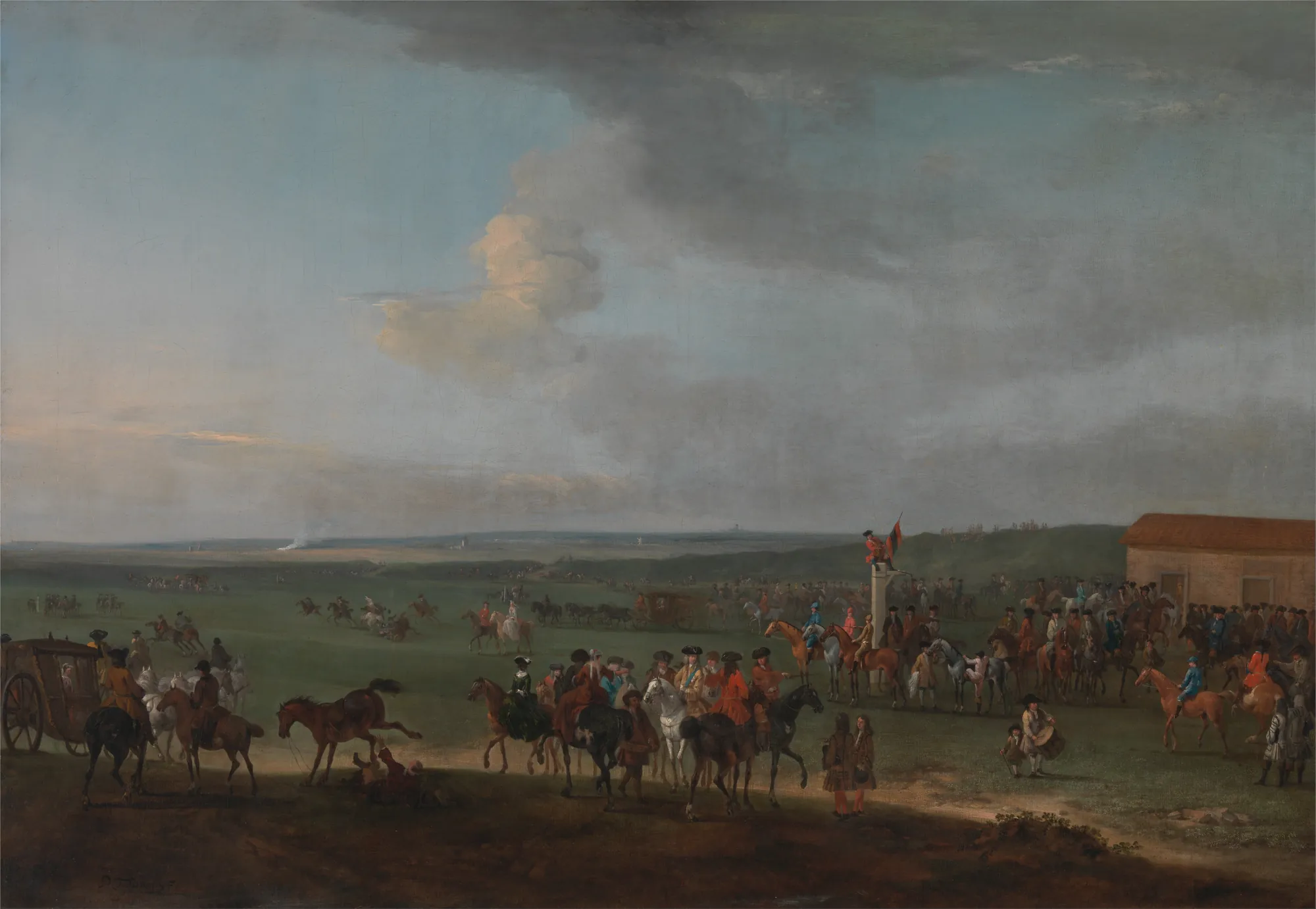 The Round Course at Newmarket, Preparing for the King's Plate