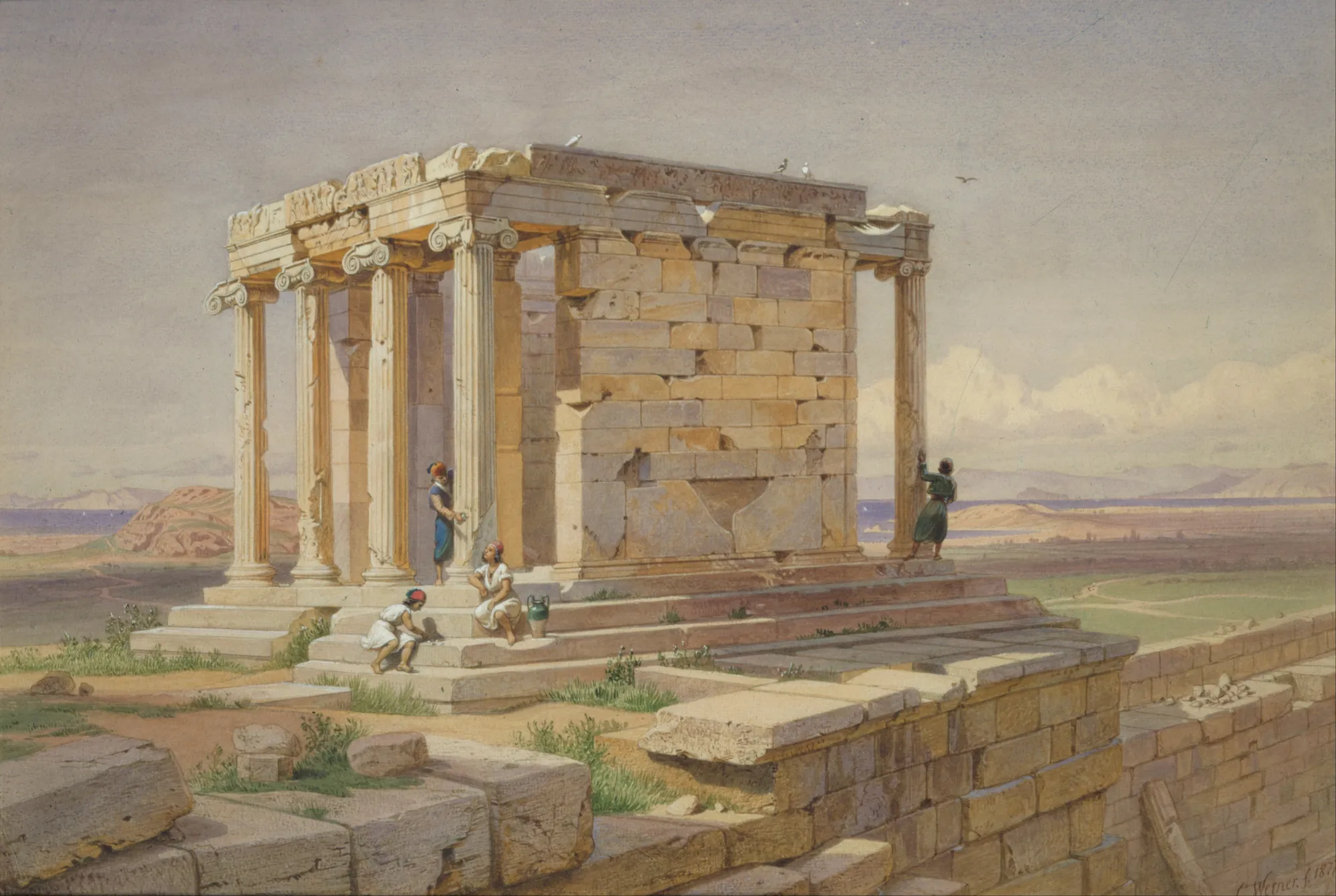 The Temple of Athena Nike: View from the North-East