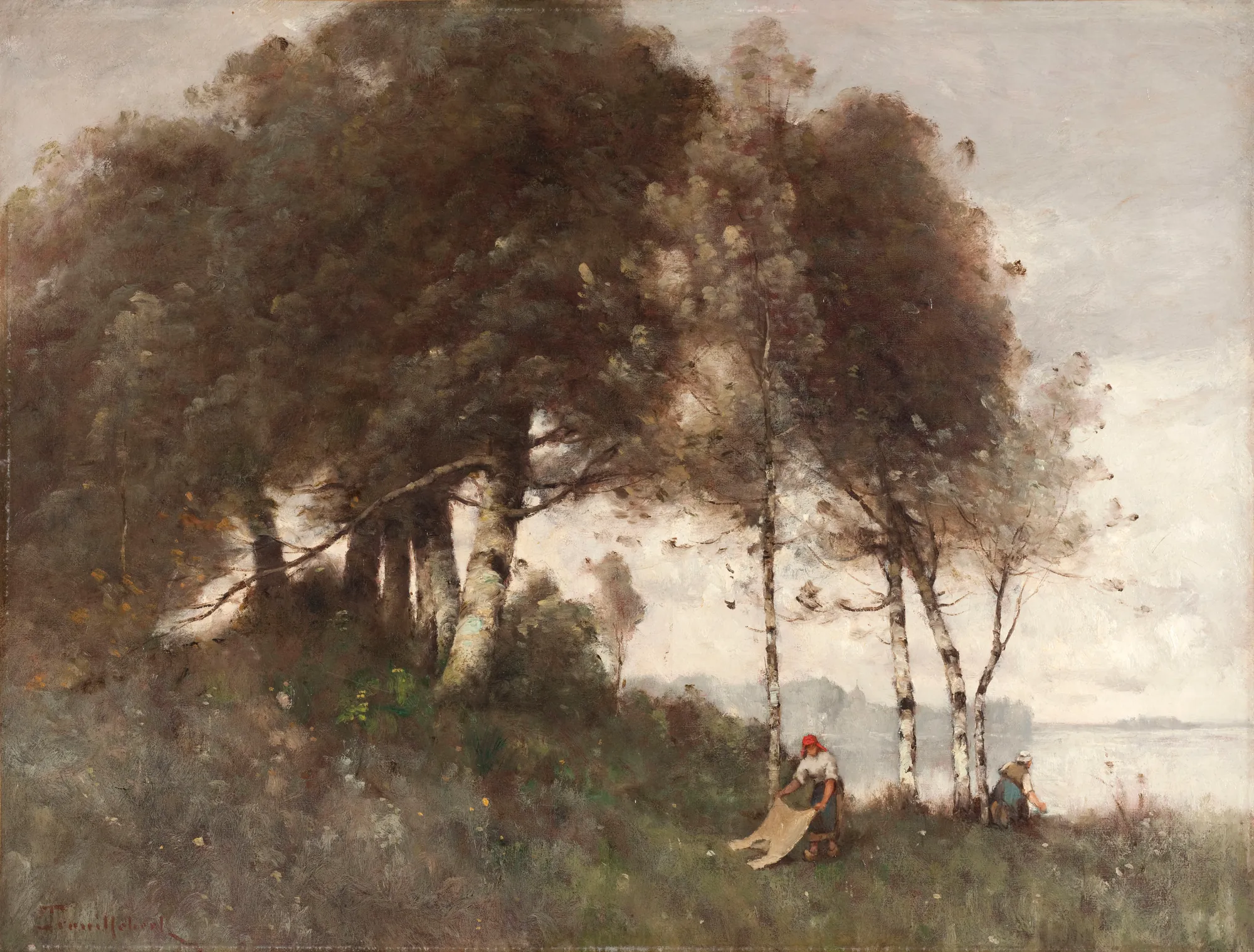 Landscape with Washerwomen (Paysage aux lavandières)