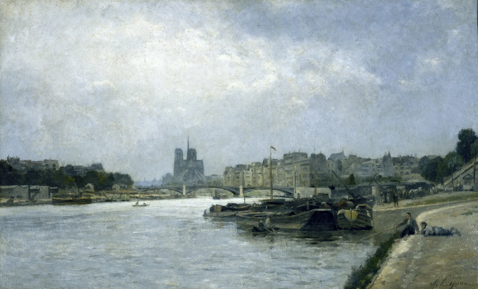 L'île de la Cité et l'île Saint-Louis, vues du pont d'Austerlitz