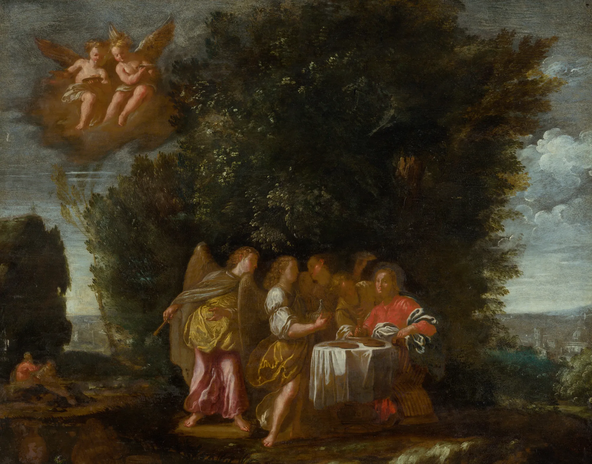 Christ Served by Angels