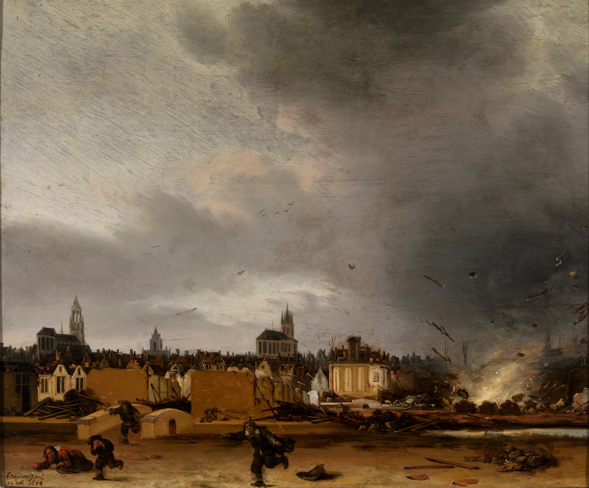 The Explosion of the Gunpowder Store in Delft
