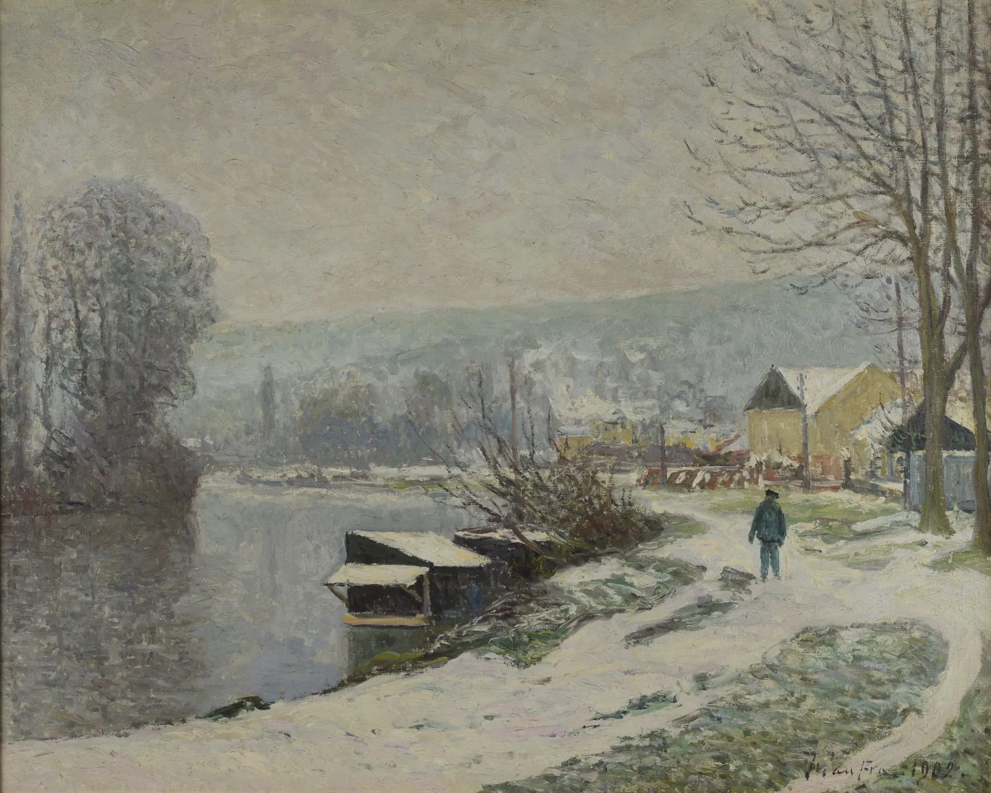 La neige à Port-Marly