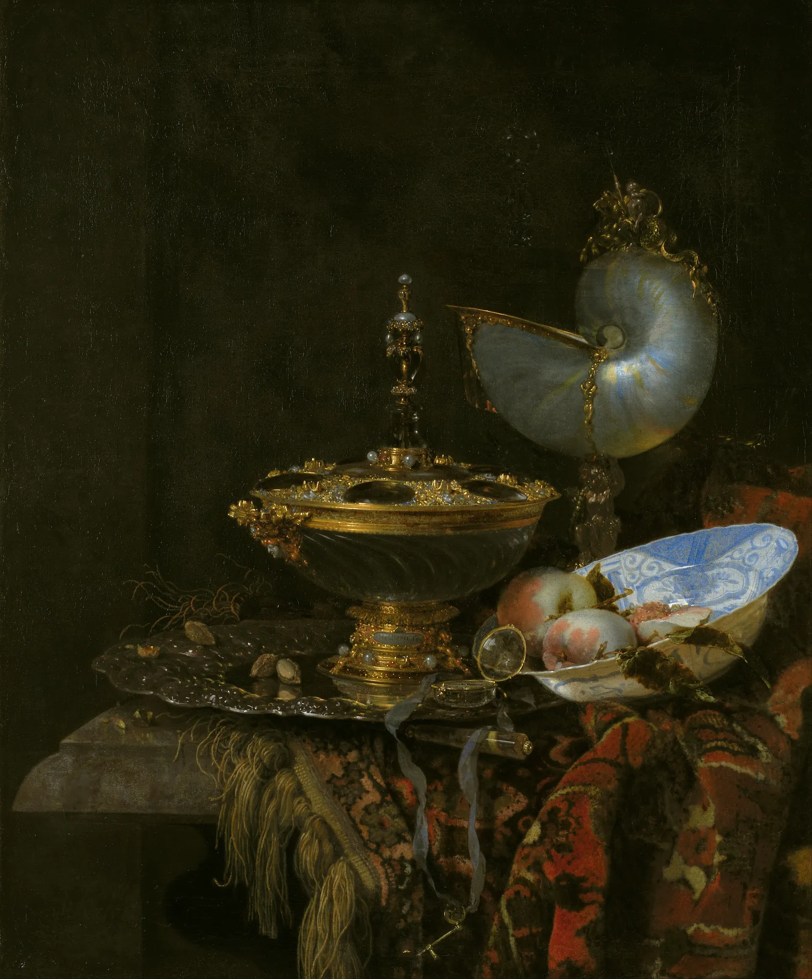 Pronk Still Life with Holbein Bowl and Nautilus Cup