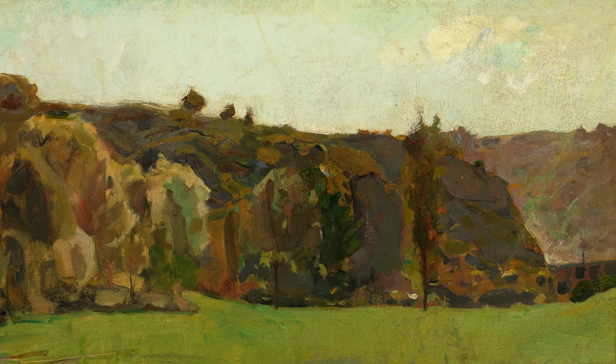 Landscape in the Ardennes