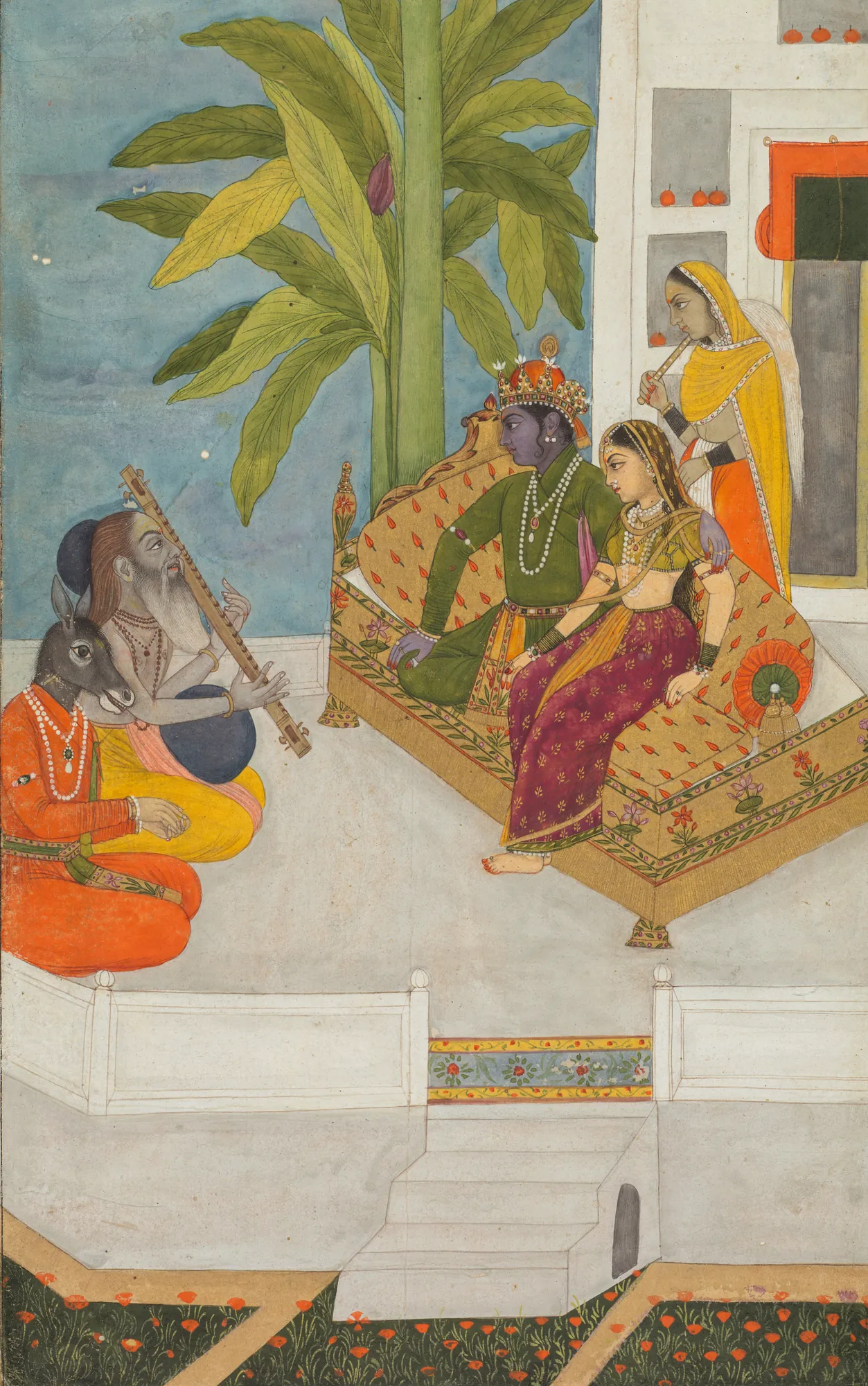 Shri Raga: An Illustration from a Ragamala Series