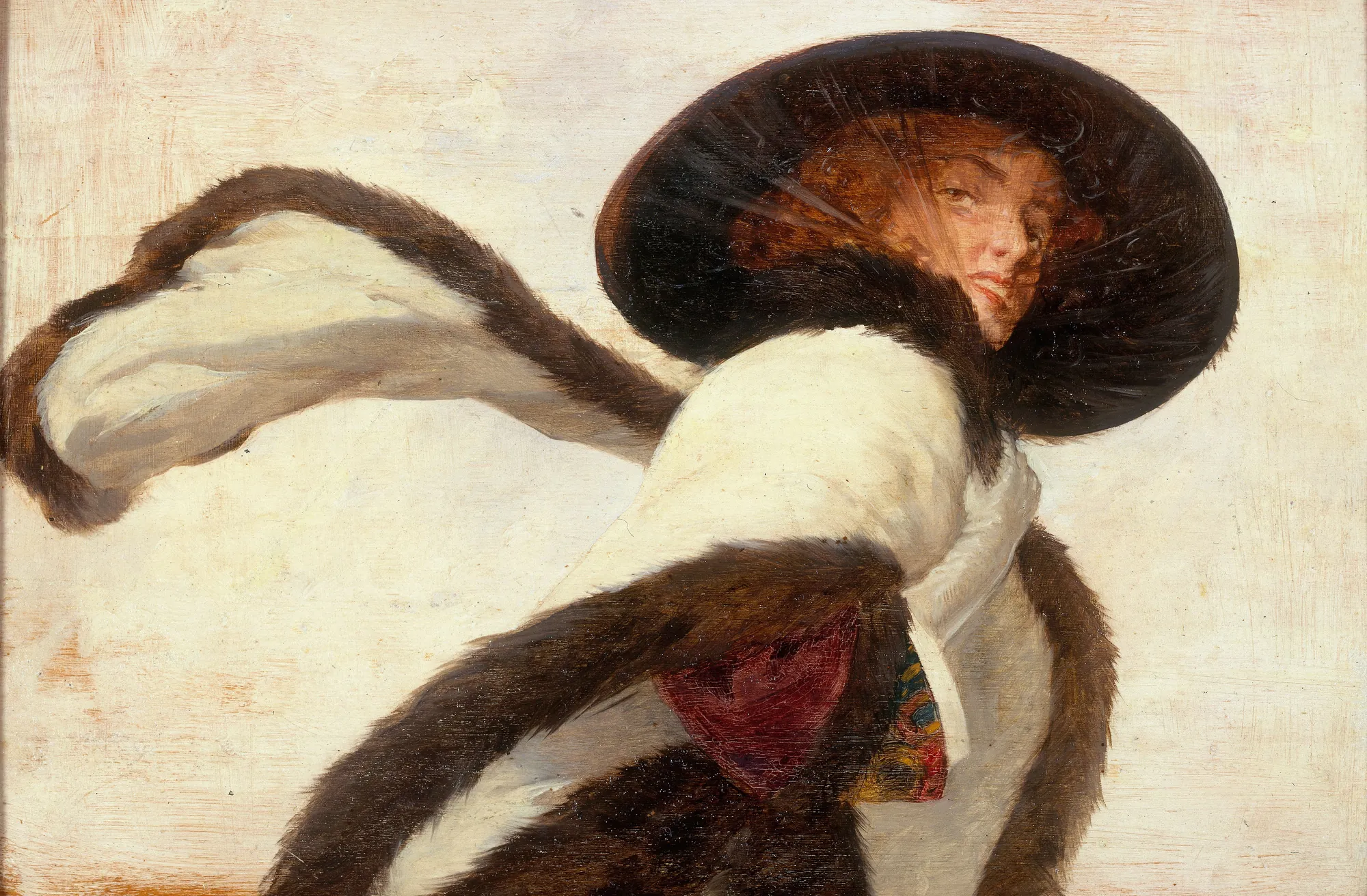 Femme à l'écharpe
