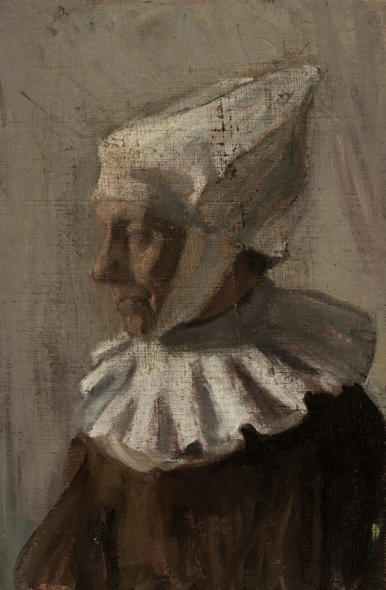 Woman with a White Bonnet