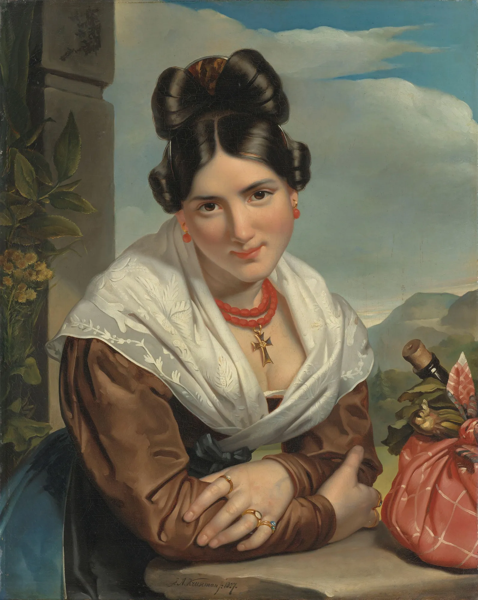 A Young Girl Reposing
