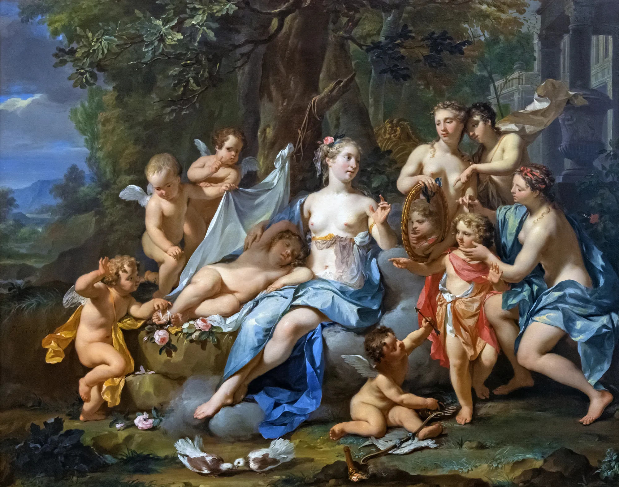 Cupid Asleep with Venus