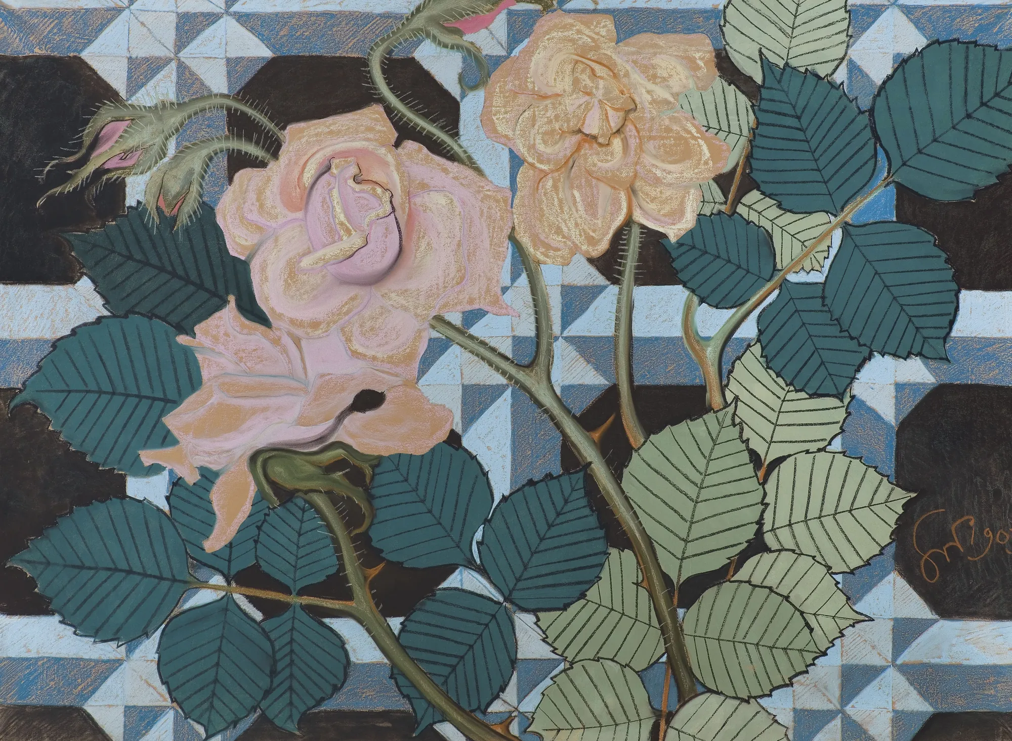 Roses, Design for Polychrome