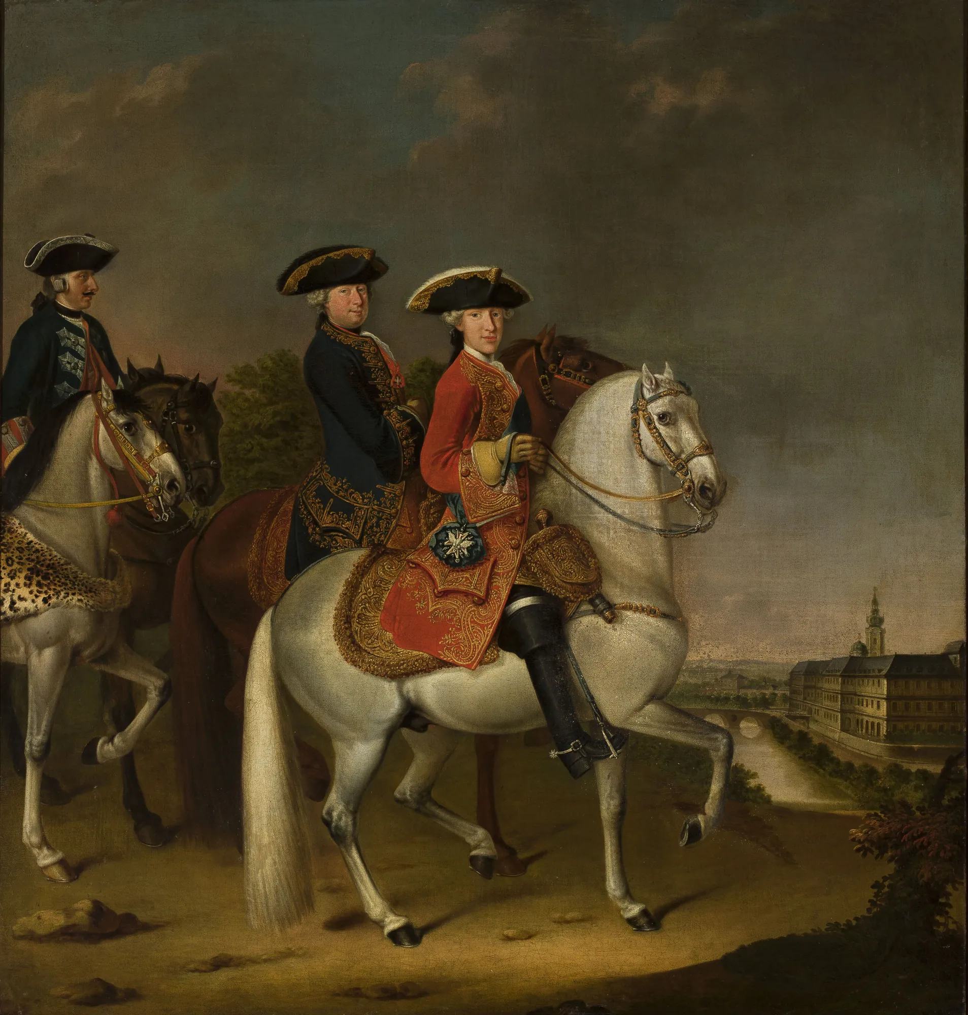 Duke Ernest Augustus II Constantine on Horseback
