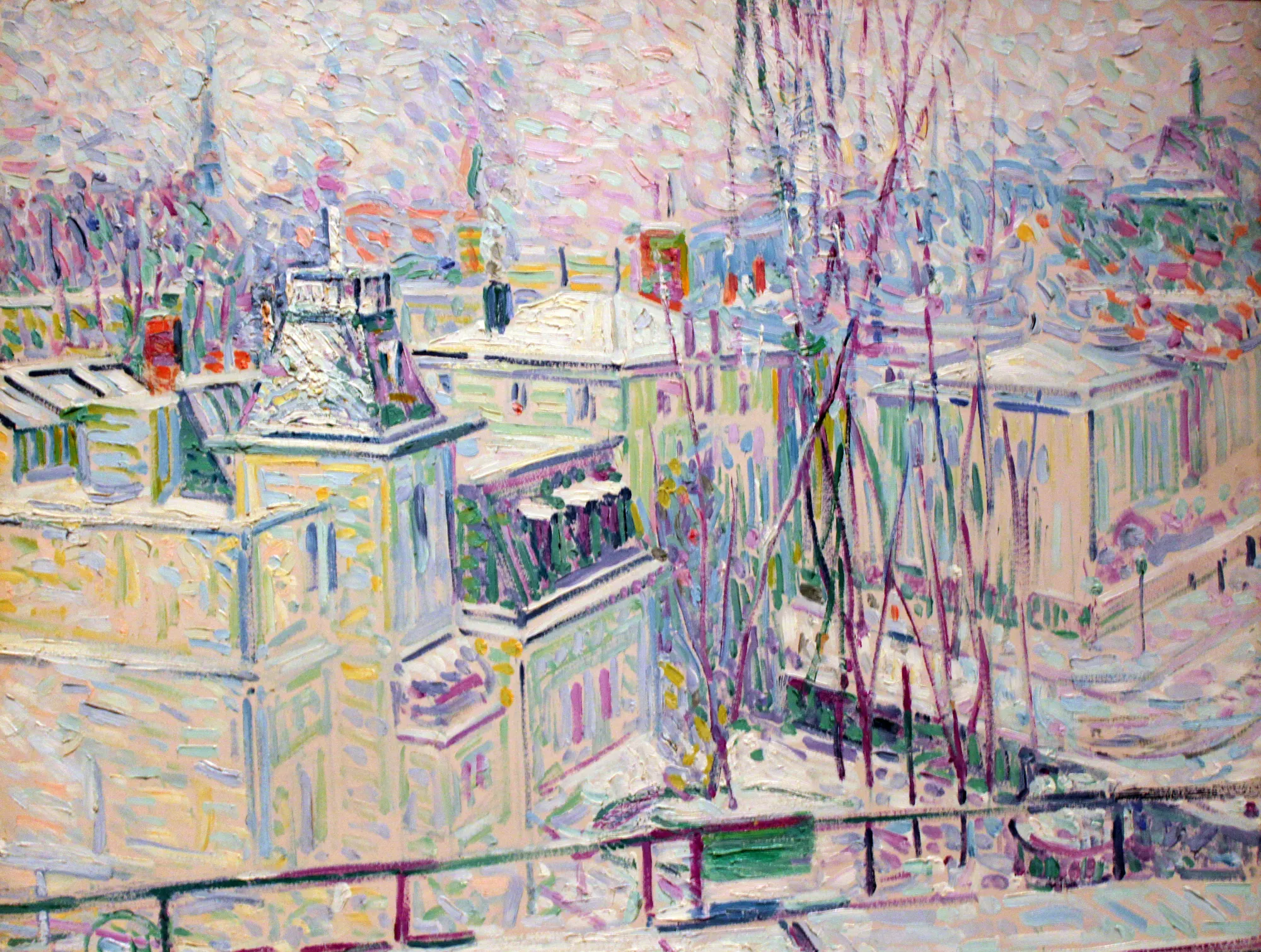 Snow-covered Roofs