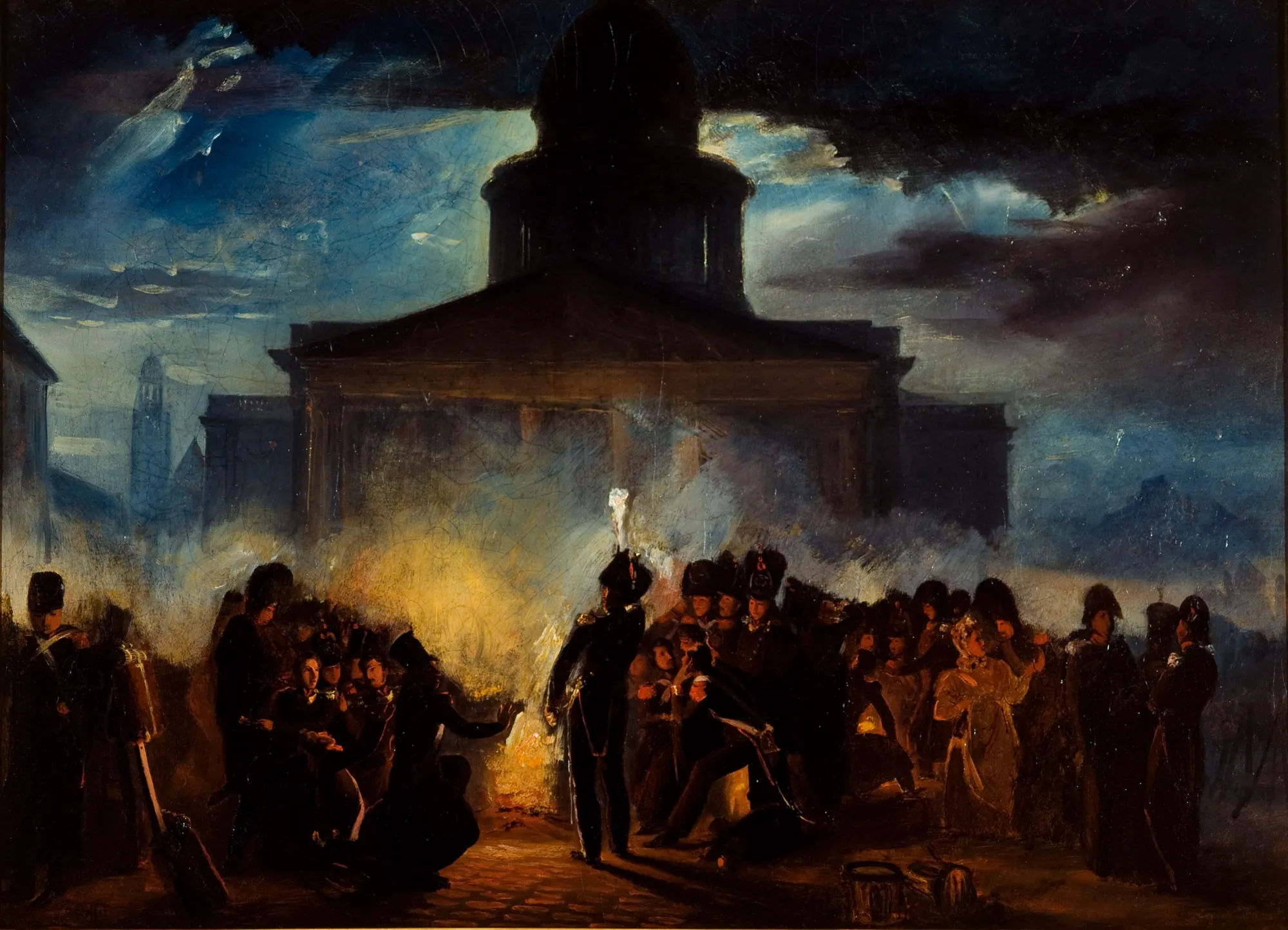 Bivouac at the Place du Panthéon