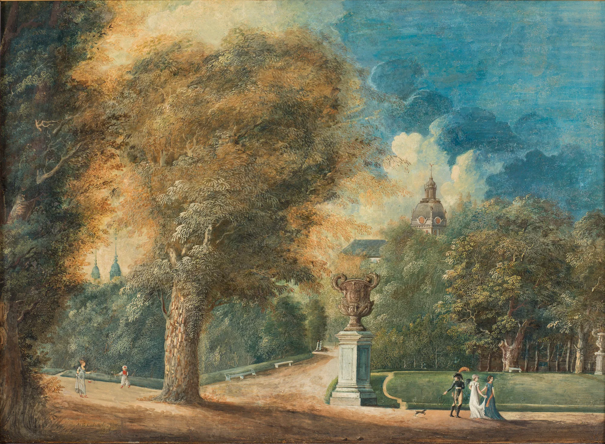A View of Kungsträdgården, Stockholm