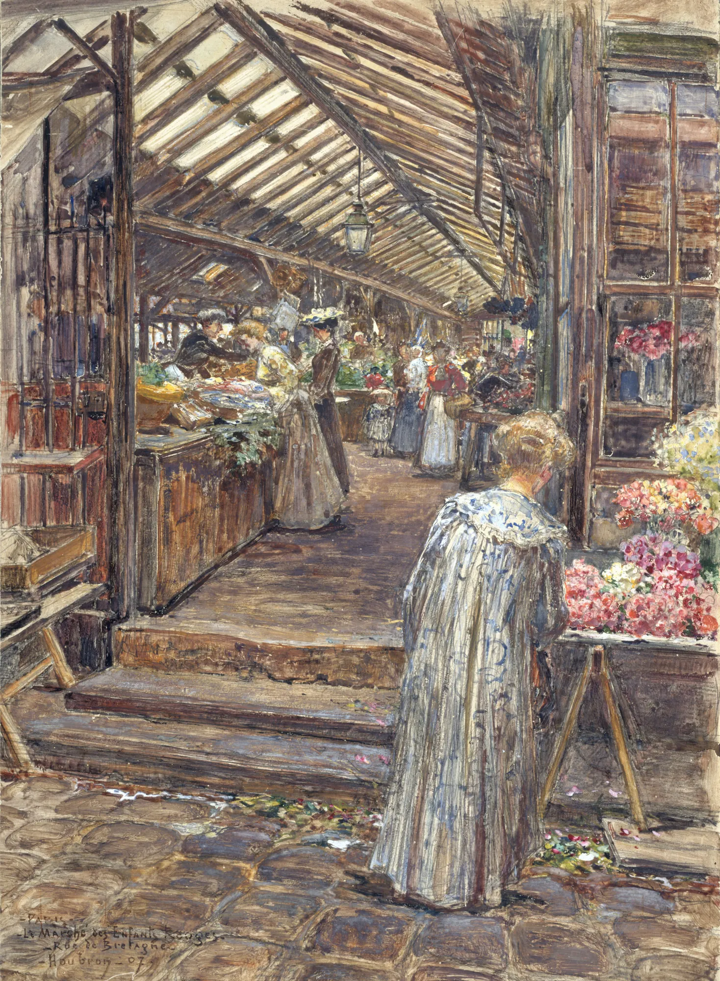 Le Marché des Enfants-Rouges, rue de Bretagne