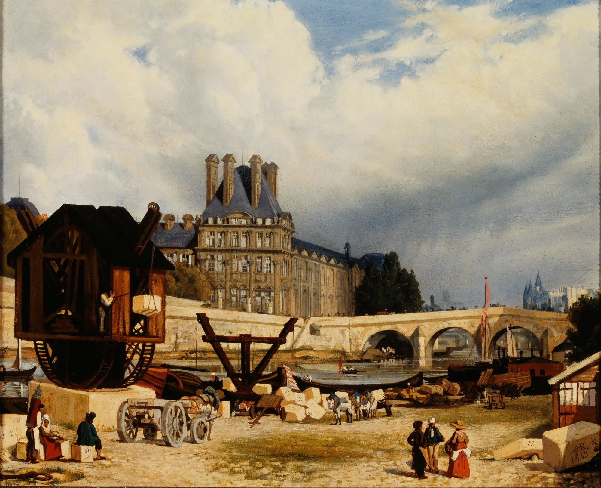 Les Tuileries et le Pont Royal