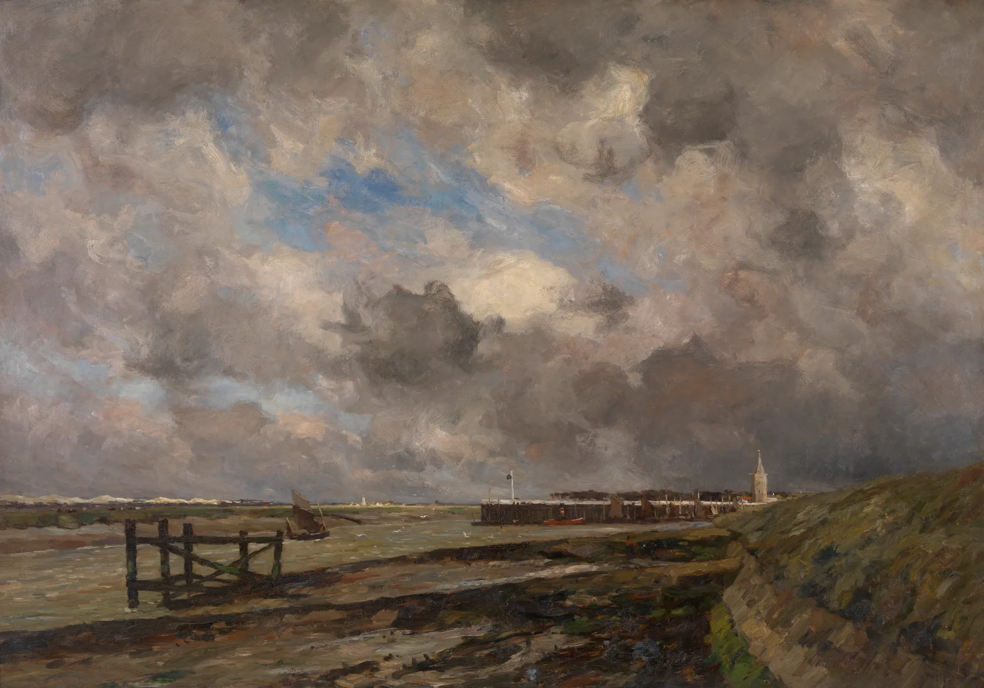 Showery Weather in Nieuwpoort