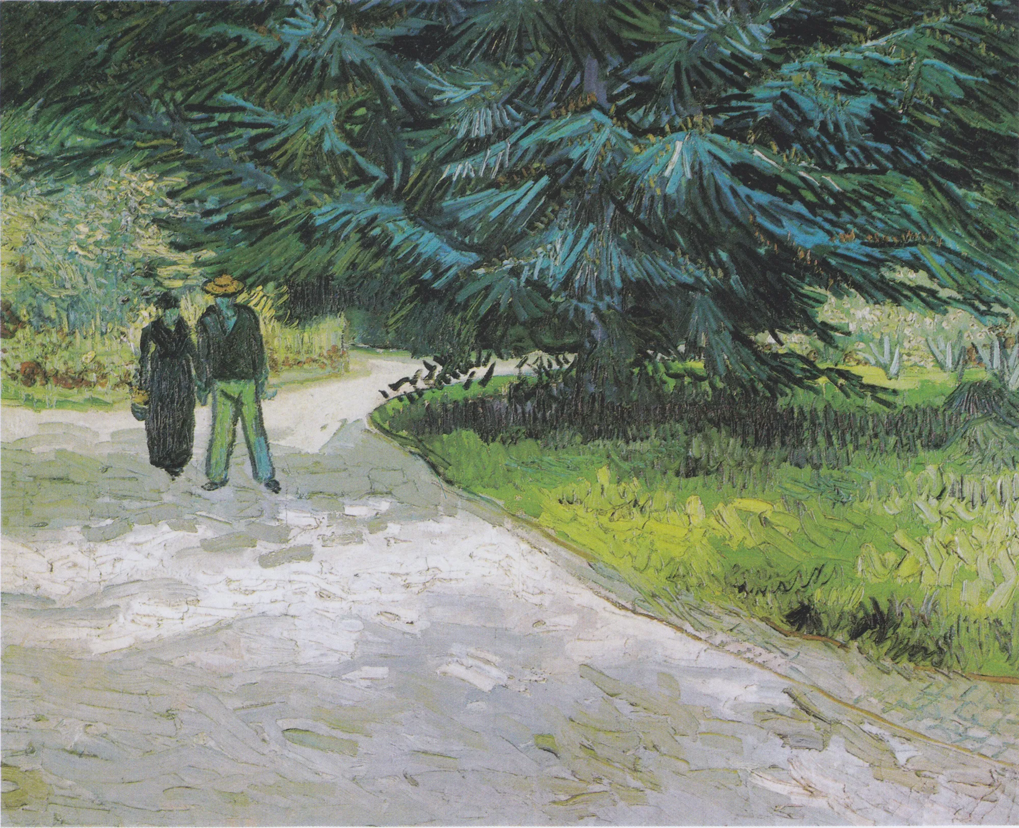 Couple in the Park at Arles (The Poet's Garden III)