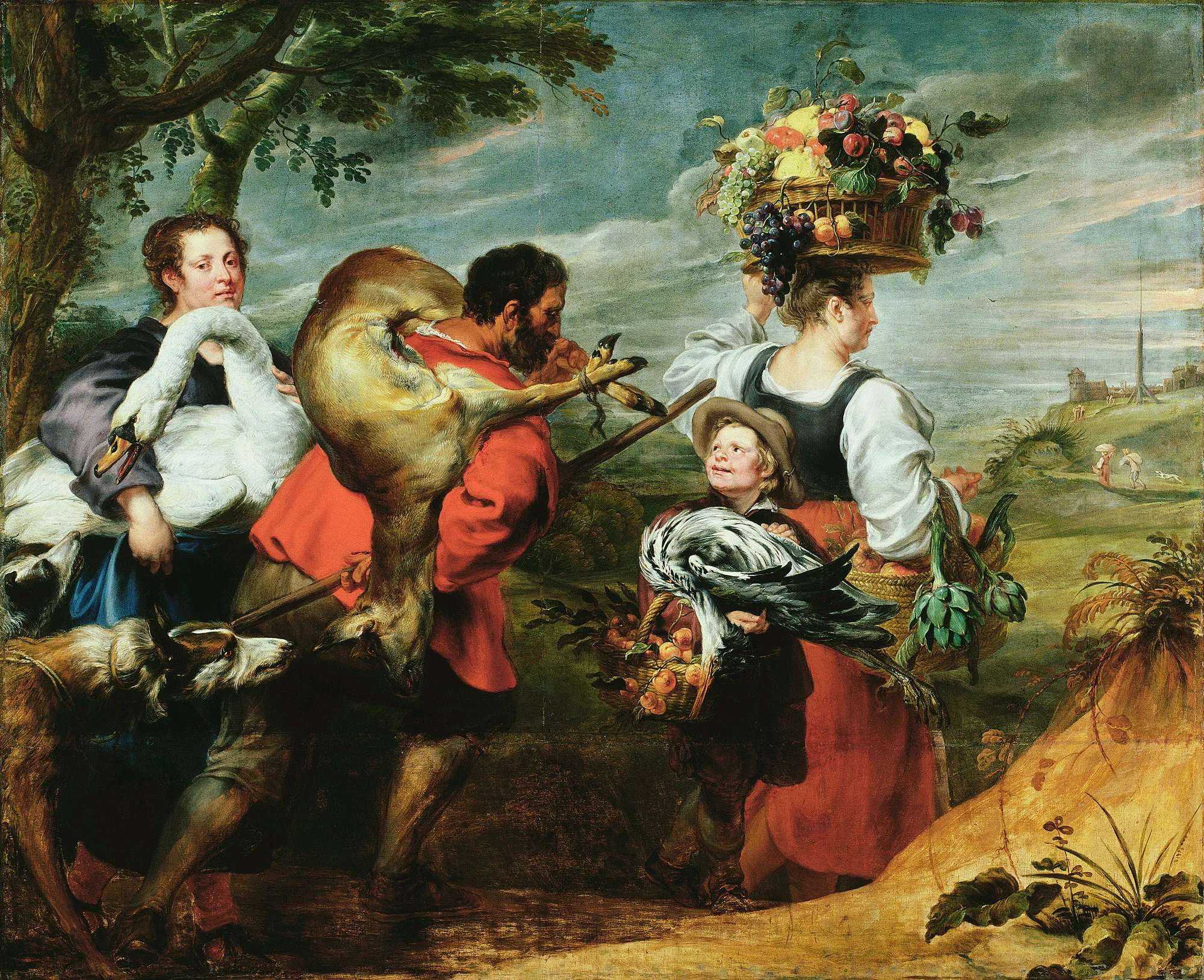 Peasants on the Way to the Market