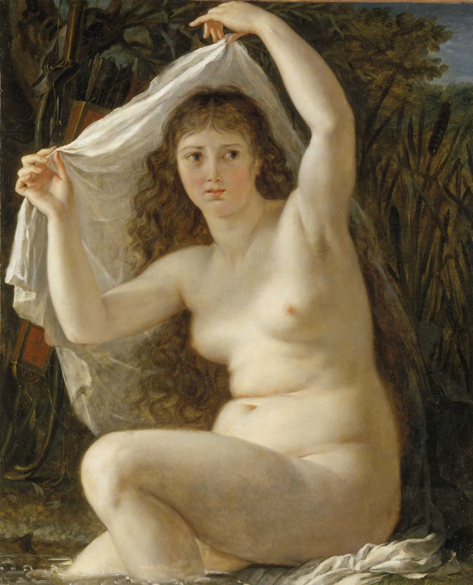 Une baigneuse