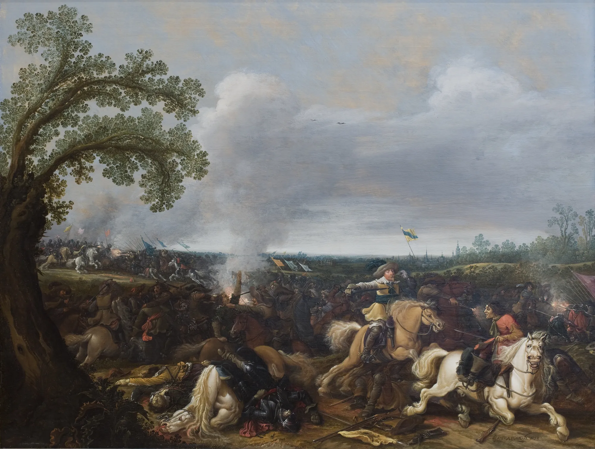 King Gustav II Adolf at the Battle of Lützen