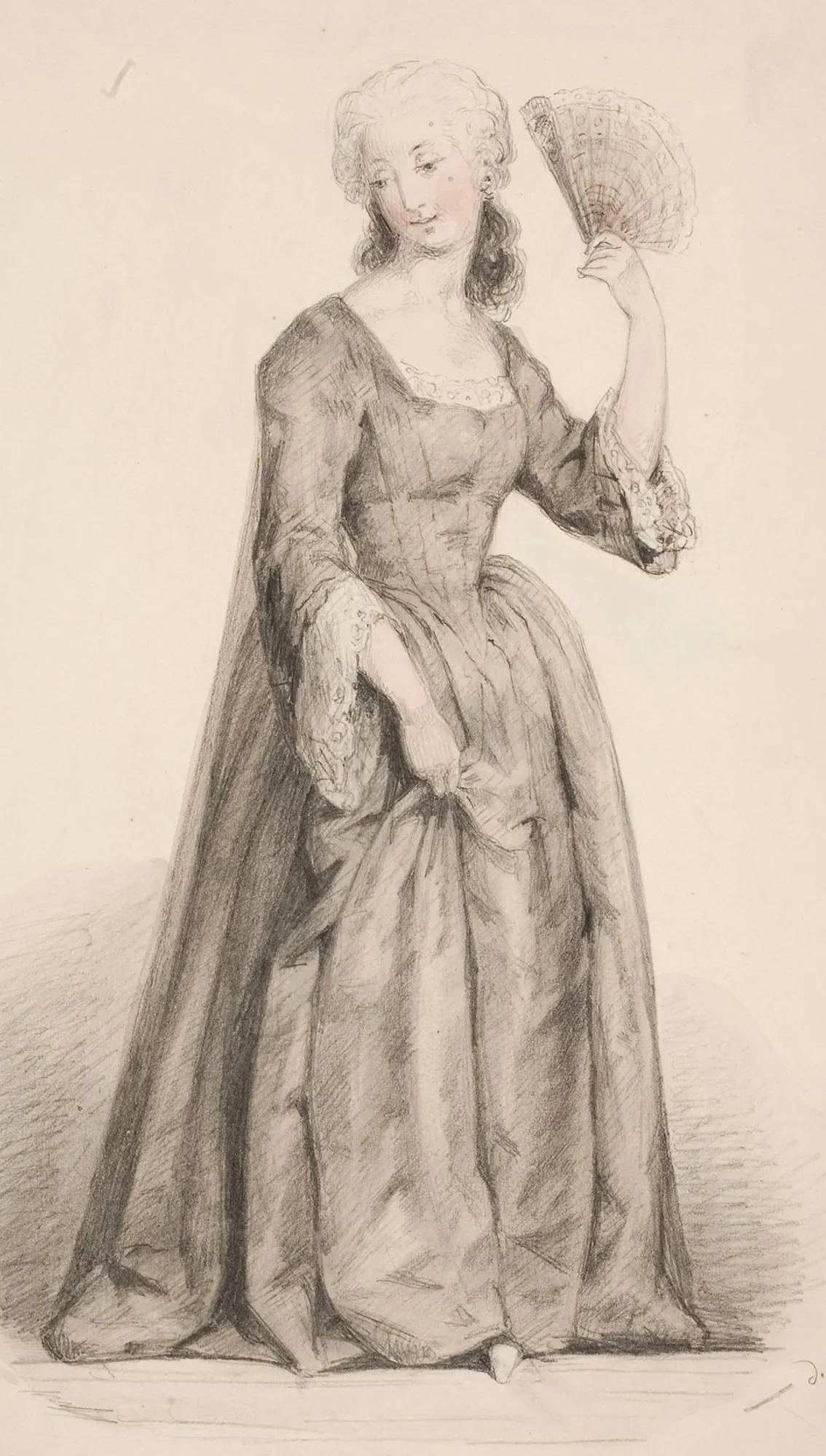 Standing Woman with a Fan