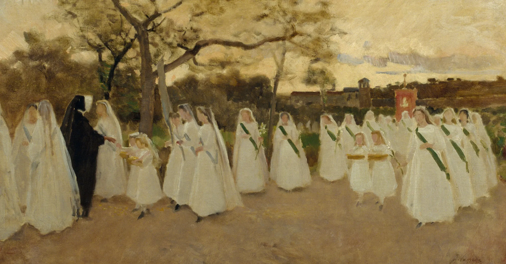 Procession of Schoolgirls